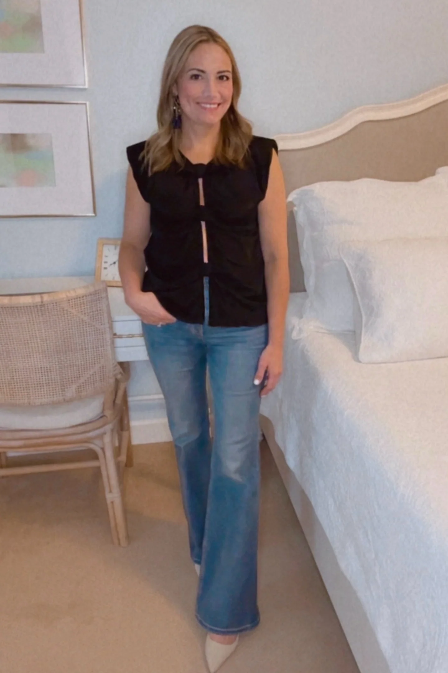 The Knot-so-Basic Top in Black - Image 13