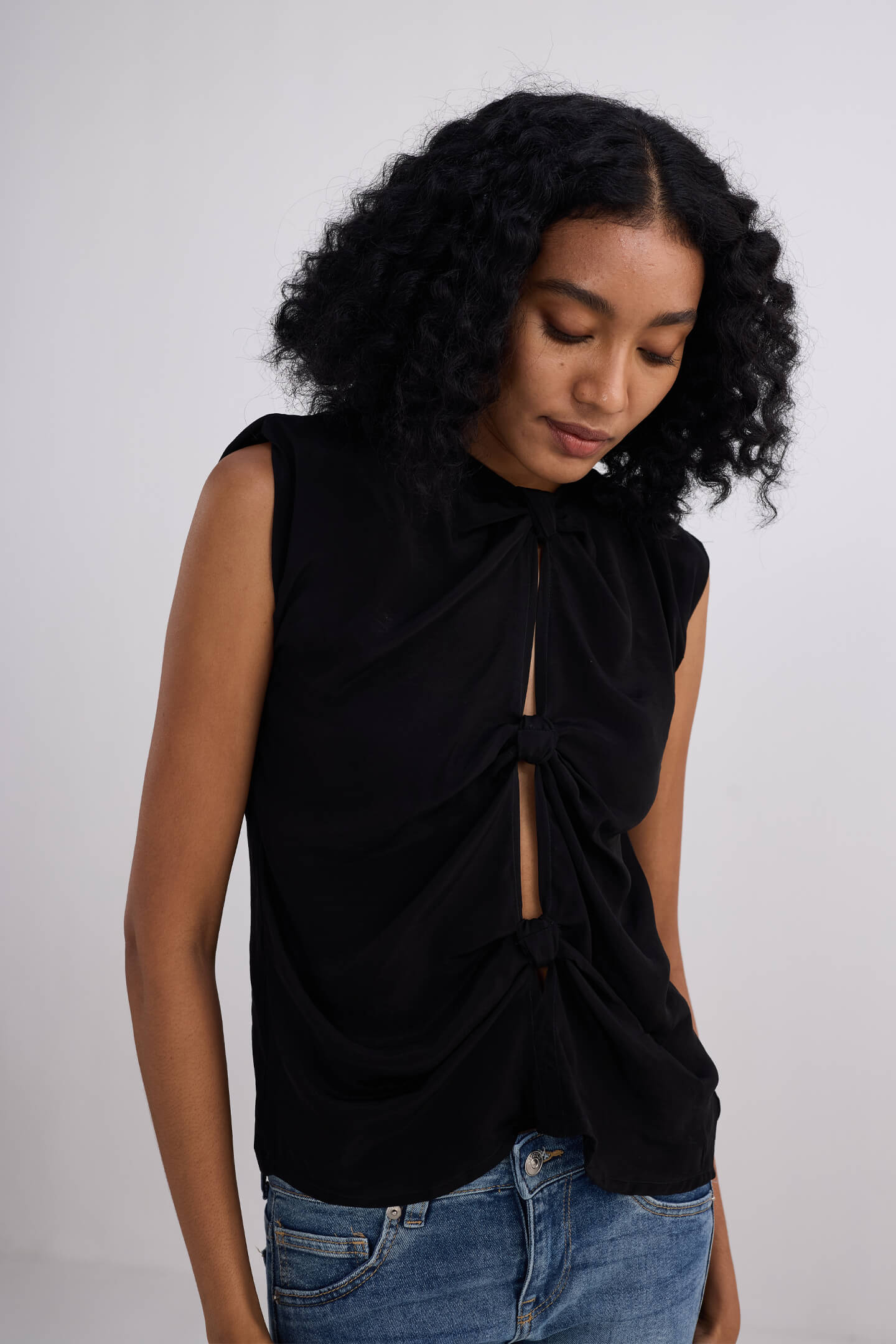 The Knot-so-Basic Top in Black - Image 6
