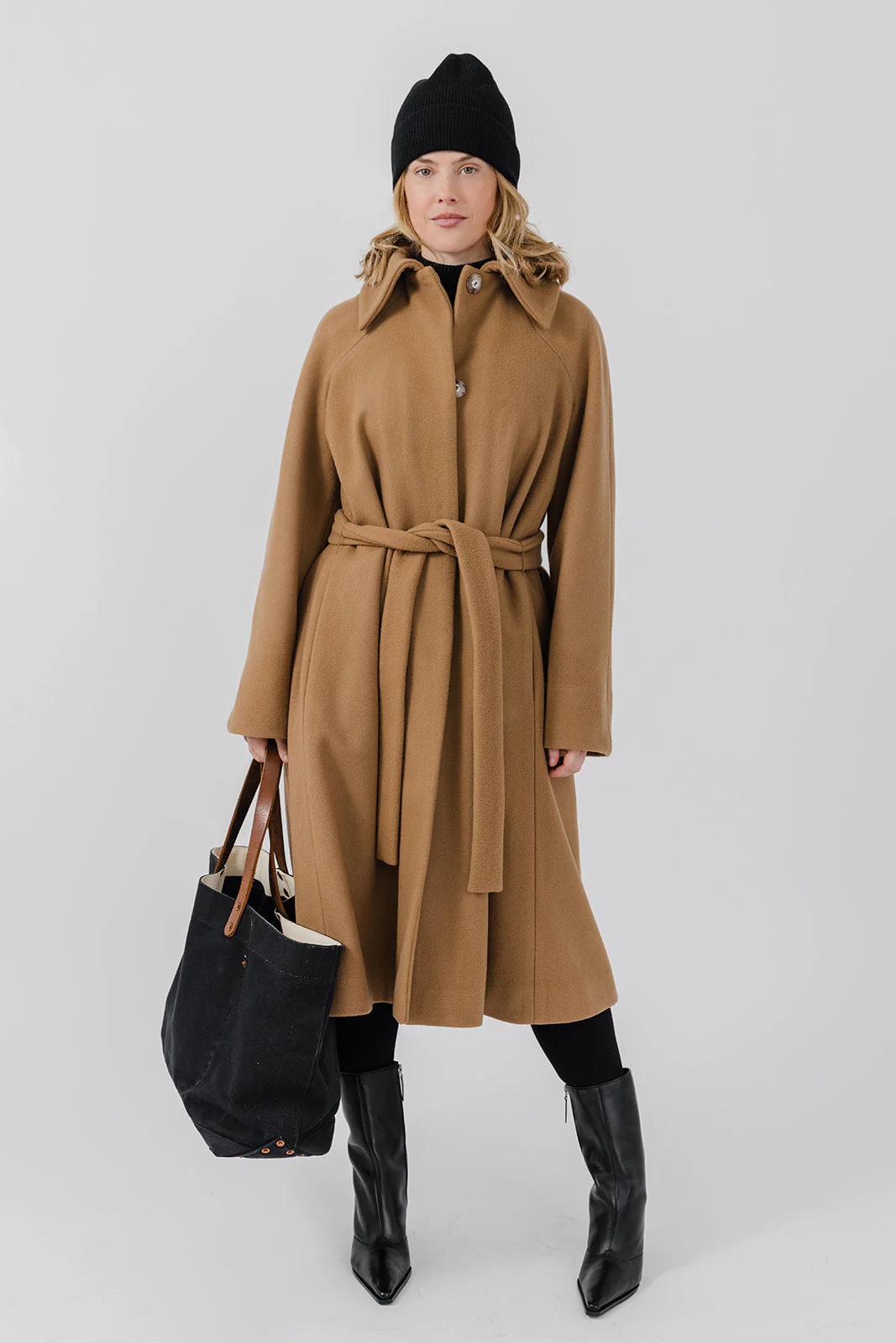 The Mag Mile - Wool Coat in Camel - Image 10