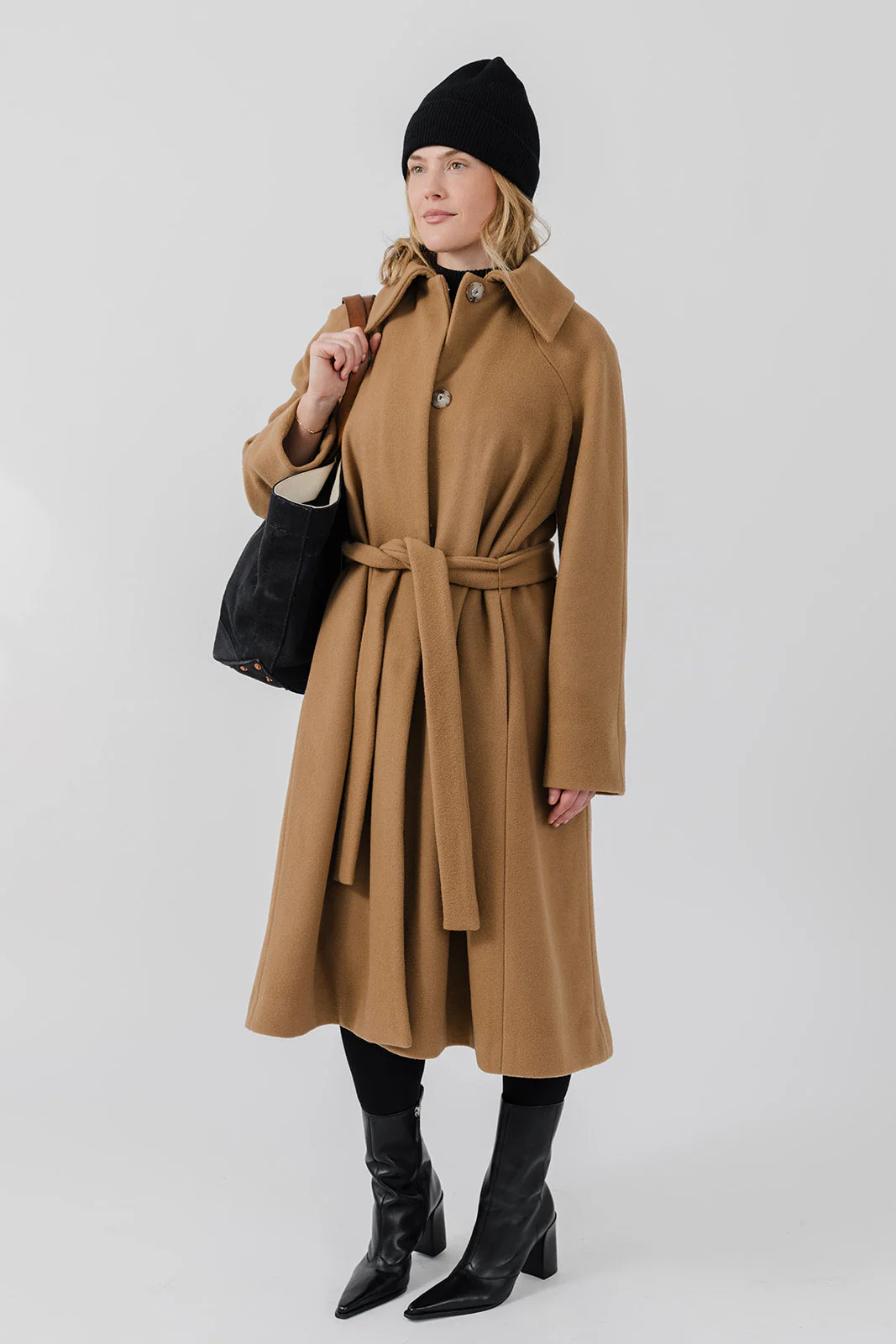 The Mag Mile - Wool Coat in Camel - Image 4