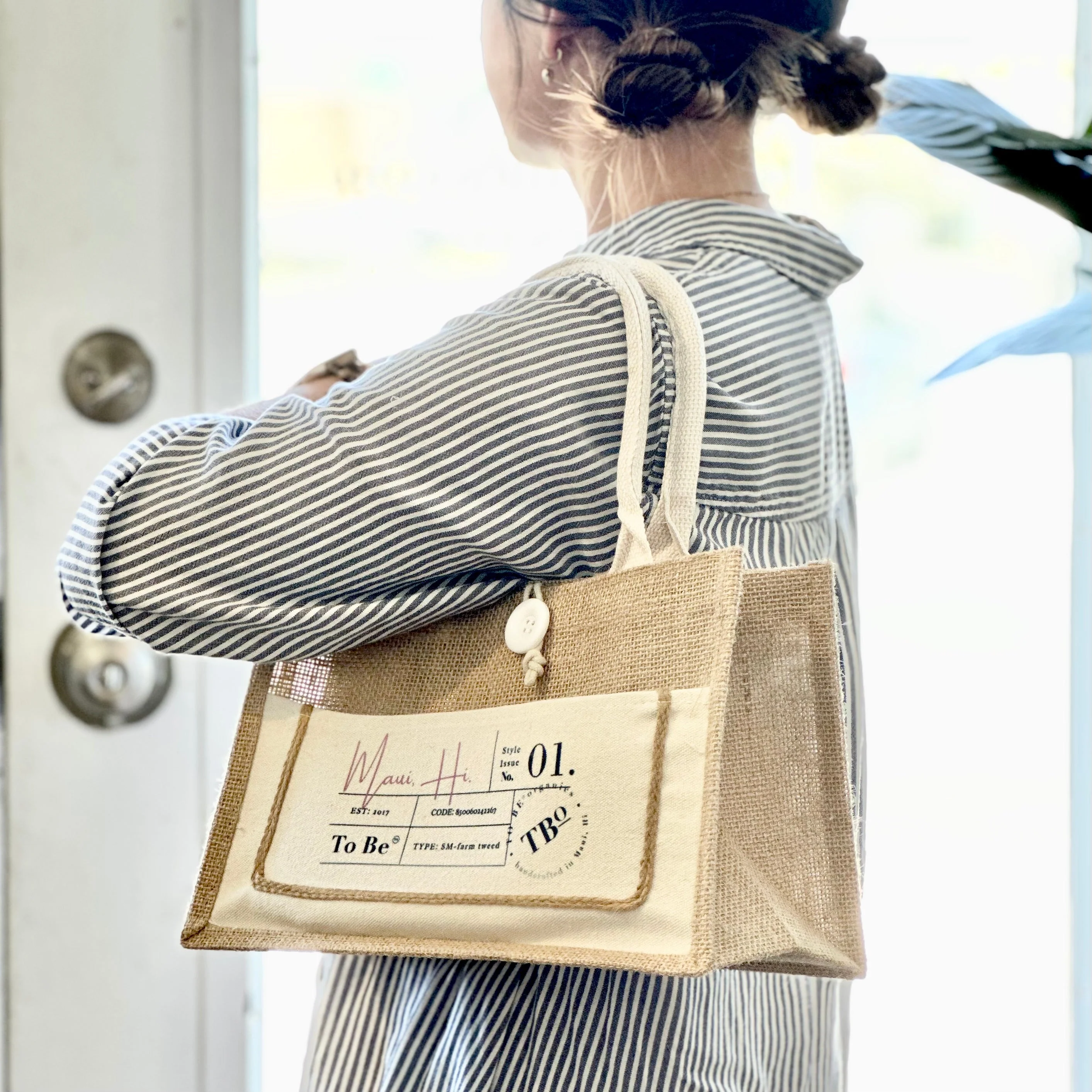 The Market Bag -Style No. 1 in Maui Rose - Image 2