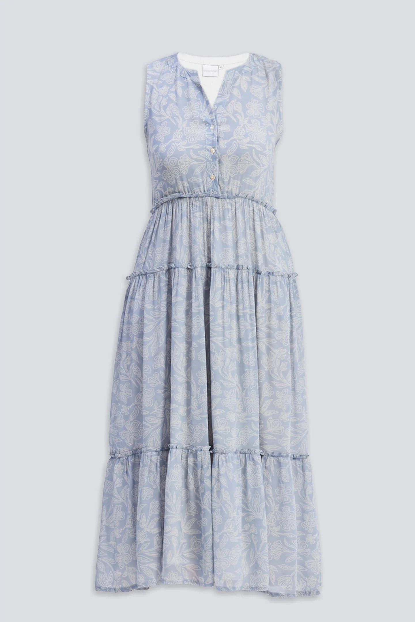 The Perfect Resort Floral Maxi in Periwinkle Blue - Image 11
