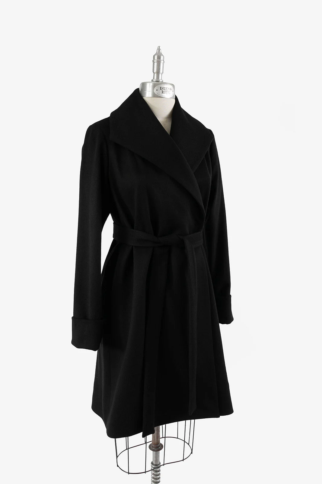 The Southport Wool Coat - Black - Image 7