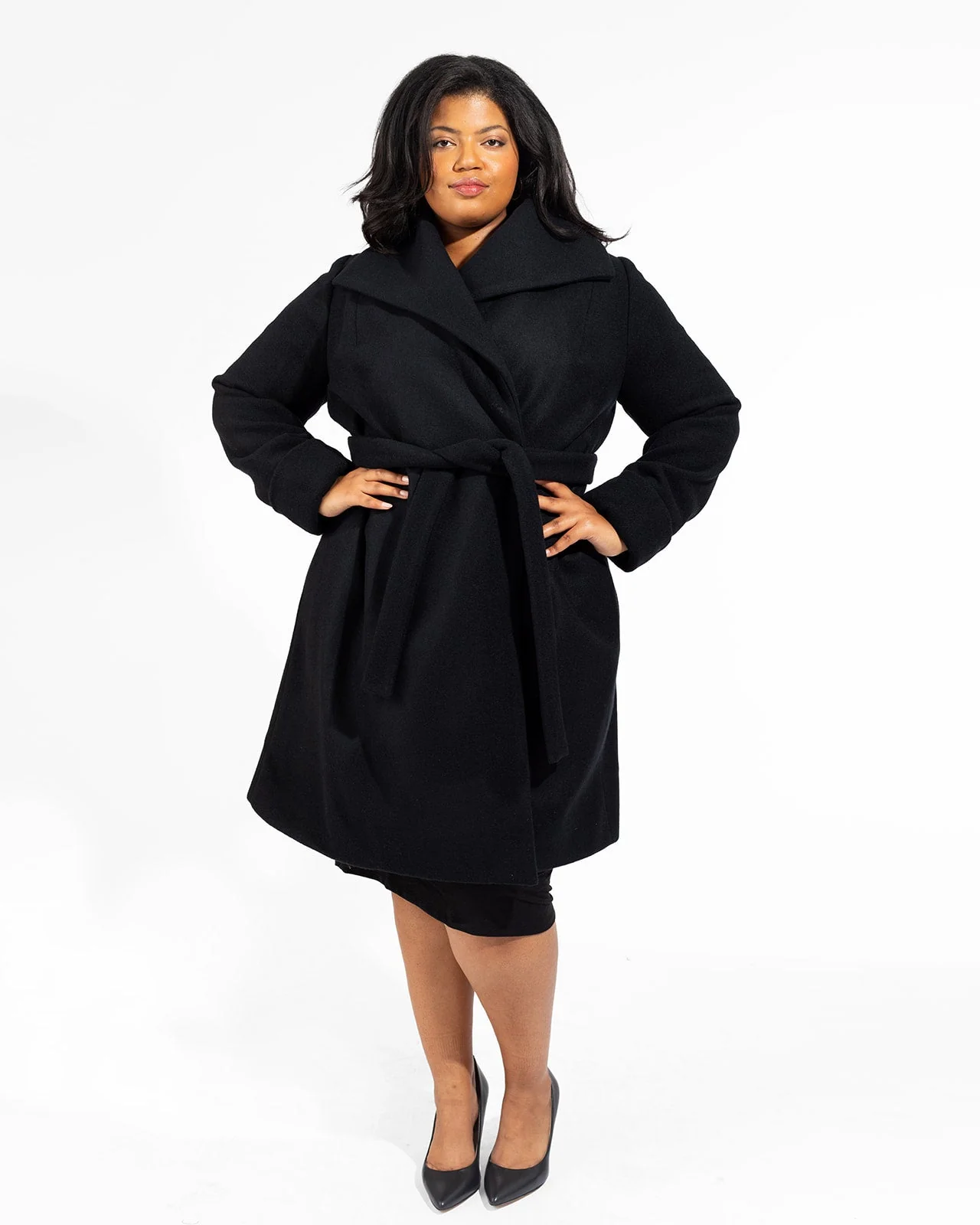 The Southport Wool Coat - Black - Image 8