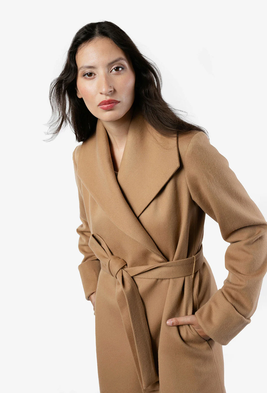 The Southport Wool Coat - Camel - Image 4