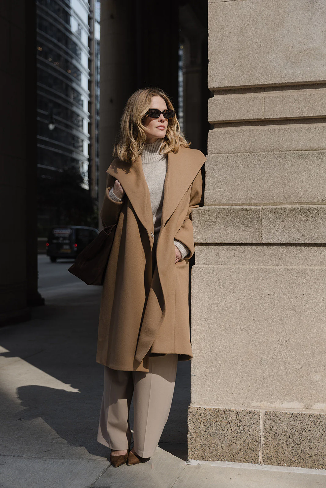 The Southport Wool Coat - Camel - Image 7