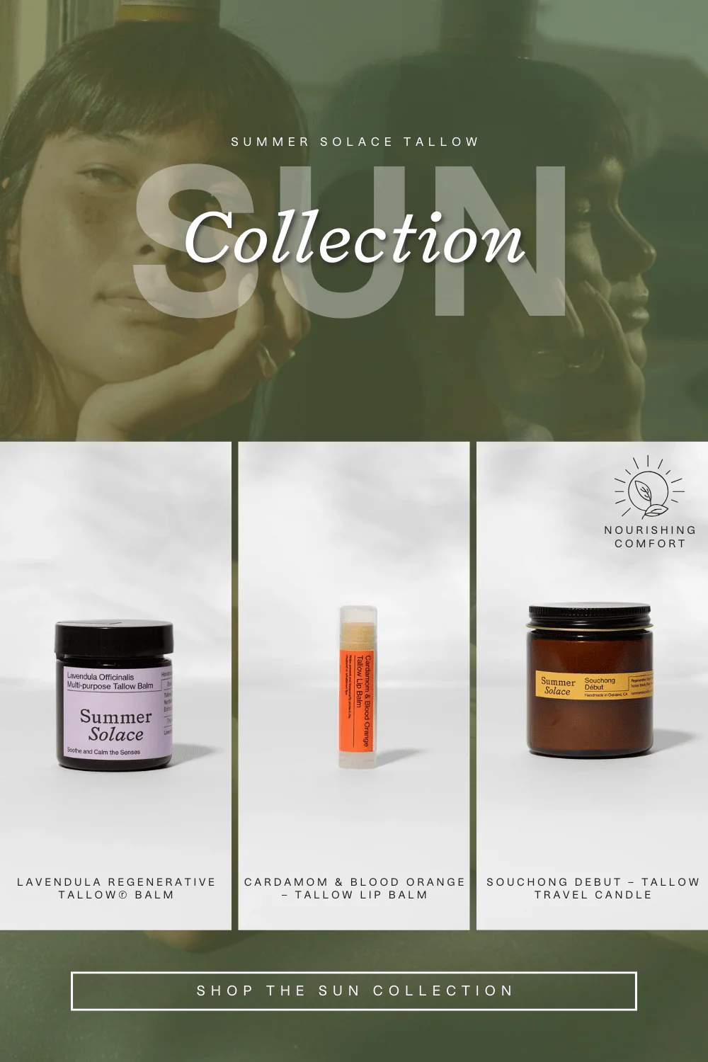 The Sun Collection | Uplifting Tallow Skincare & Candle Set - Image 5