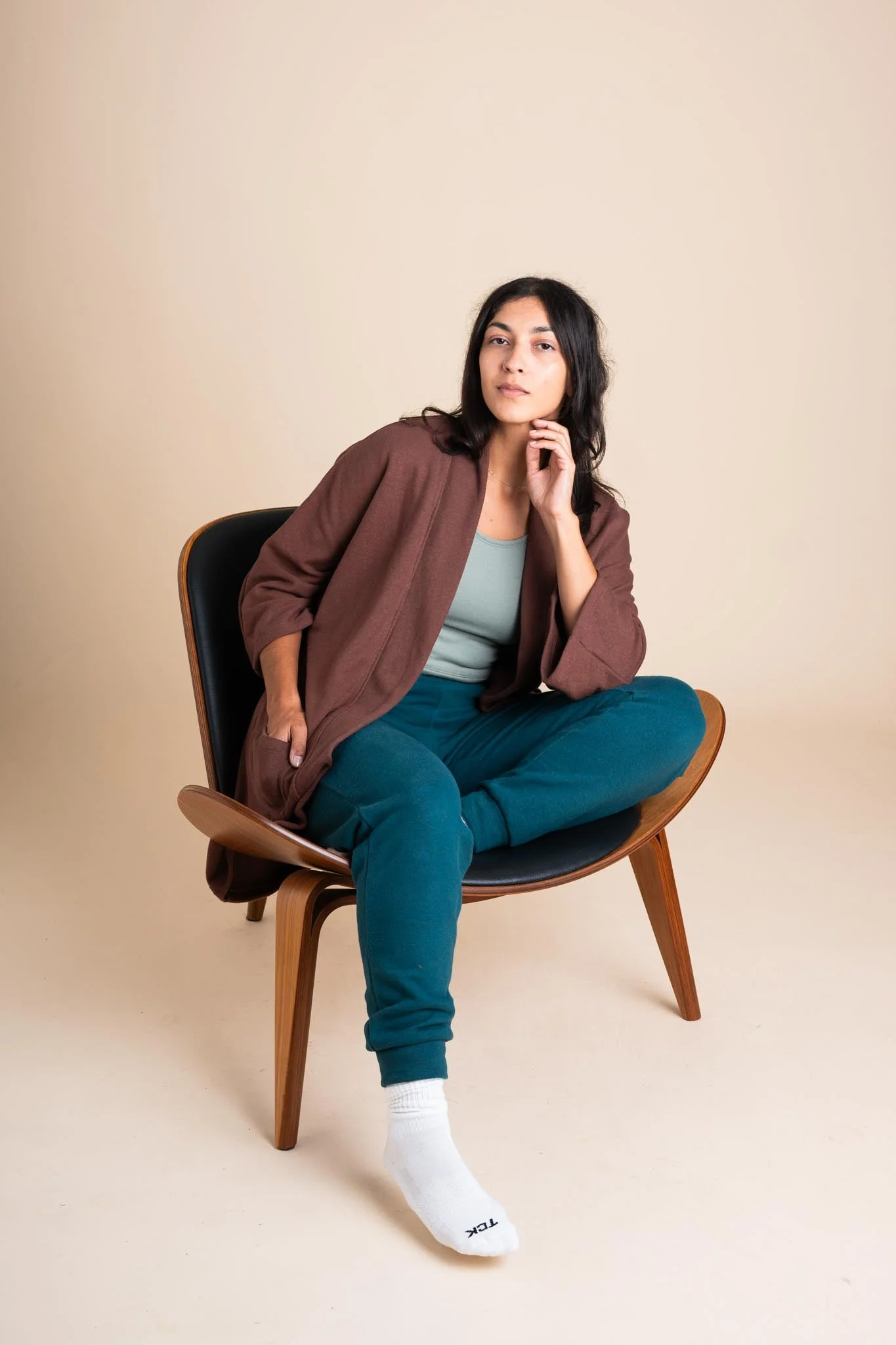 Timberline Cardigan in Chestnut - Image 5