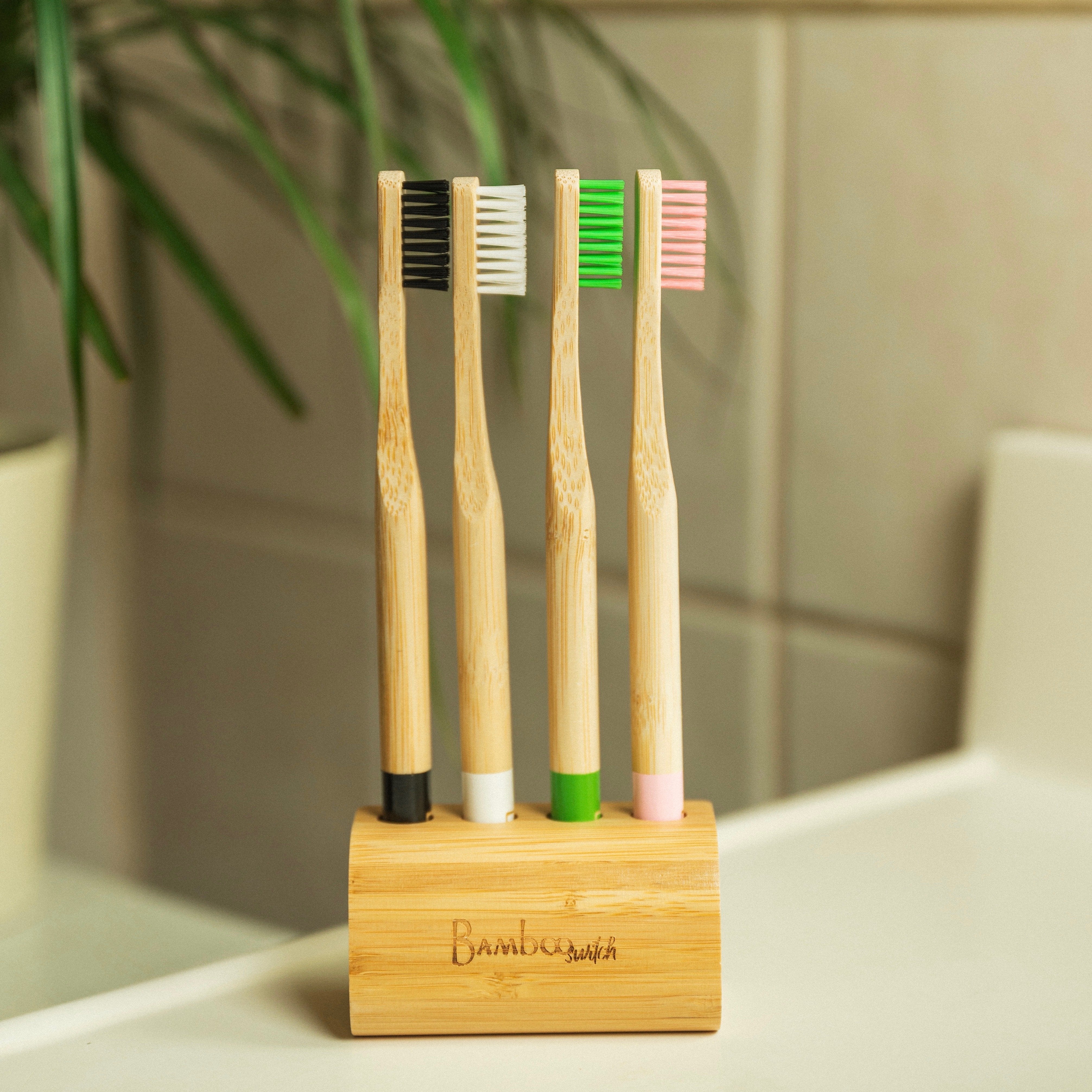 Toothbrush Holder with 4 Slots - Image 2