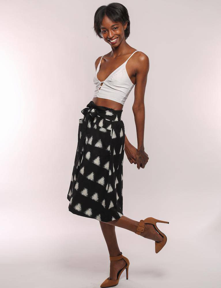 Triangles Midi Skirt - Image 4