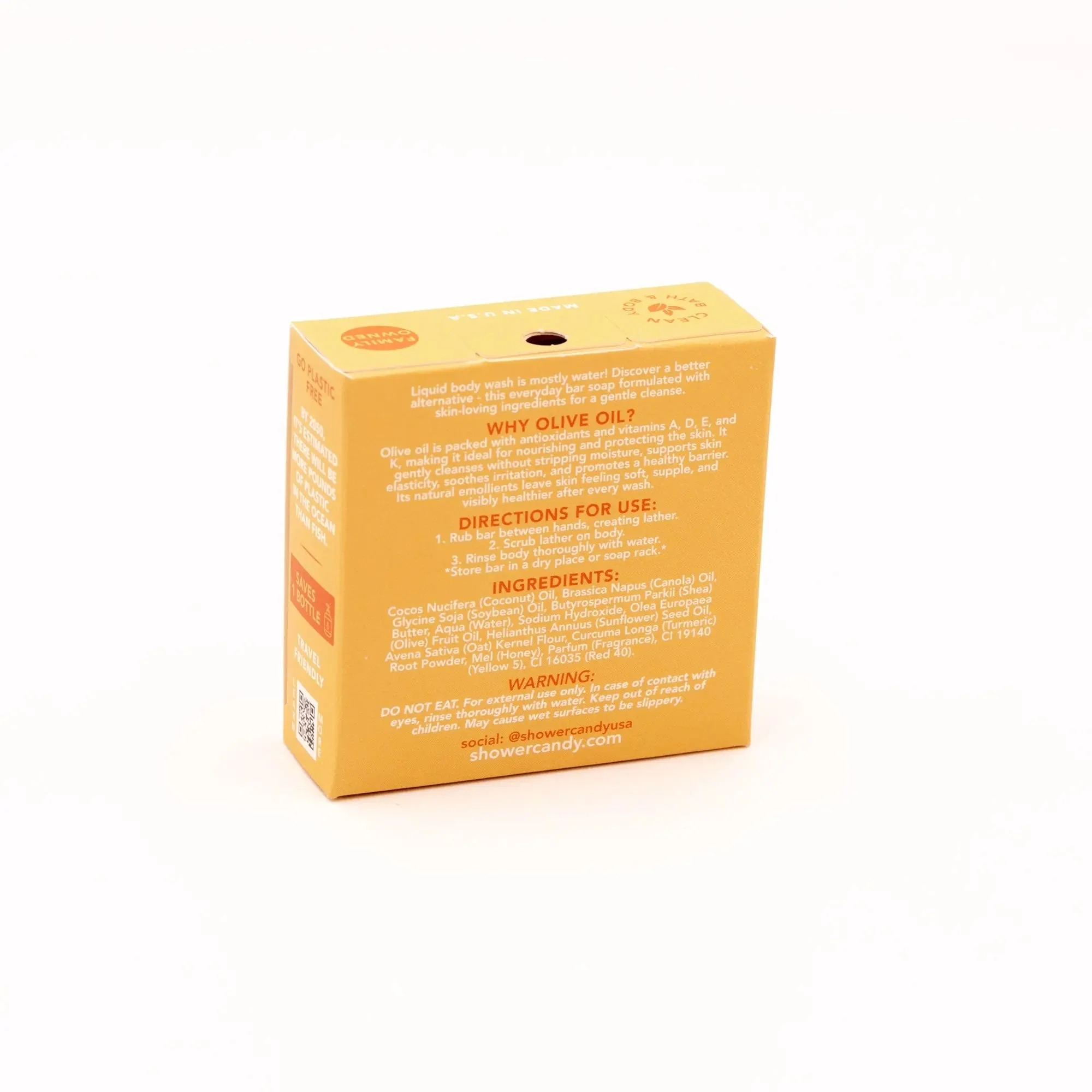 Turmeric Orange Bar Soap – Brightening Olive Oil Cleanse - Image 2