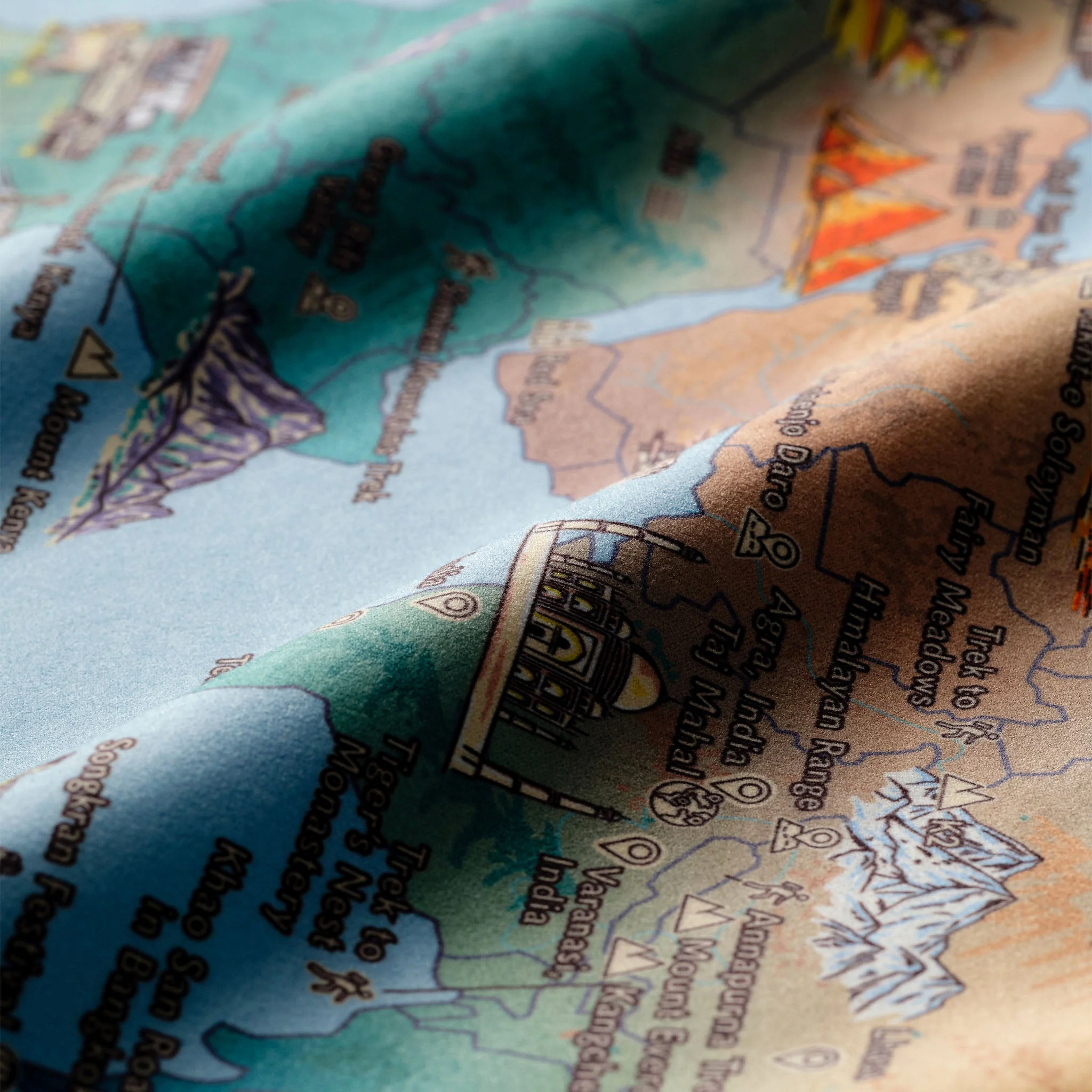 Ultralight Towel: World Map - Image 6