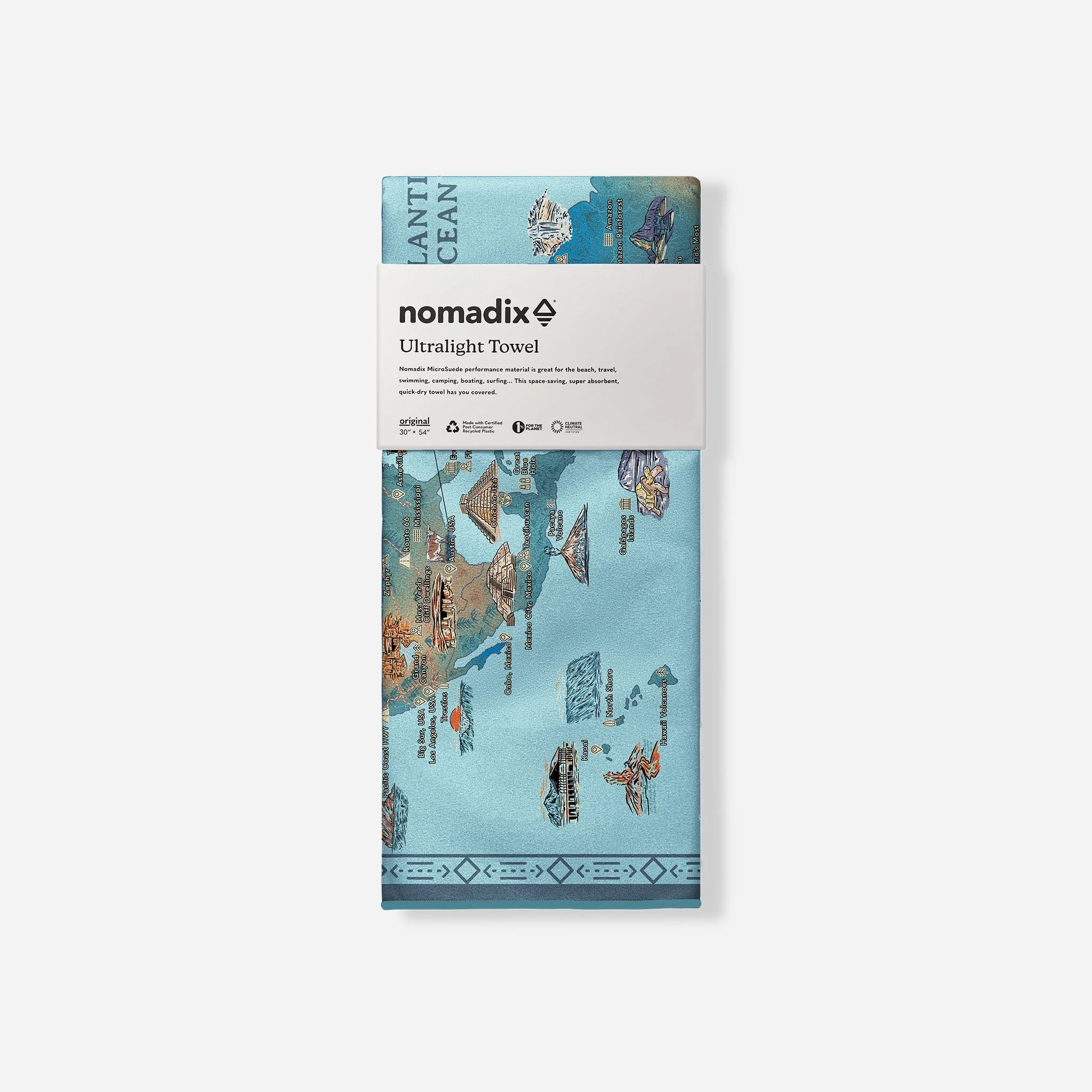 Ultralight Towel: World Map - Image 7