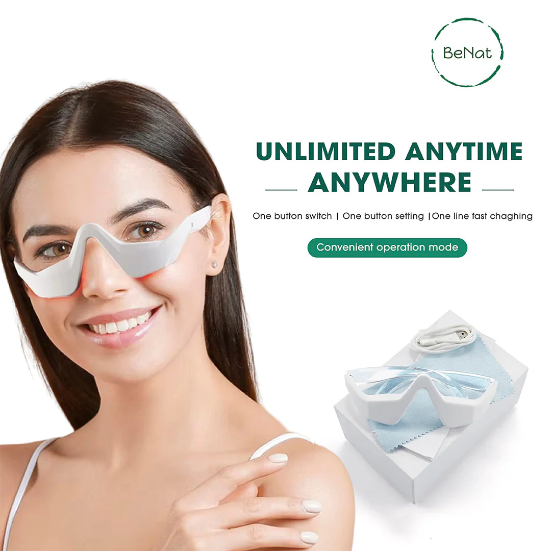 Under-Eye Red Light Therapy Skin Rejuvenation and Relaxation Massager - Image 5