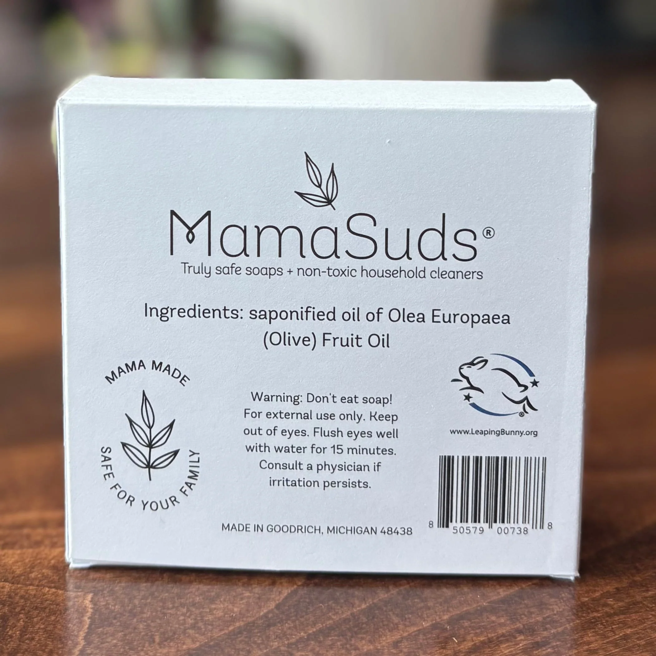 100% Vegan Unscented Castile Bar Soap - Image 4