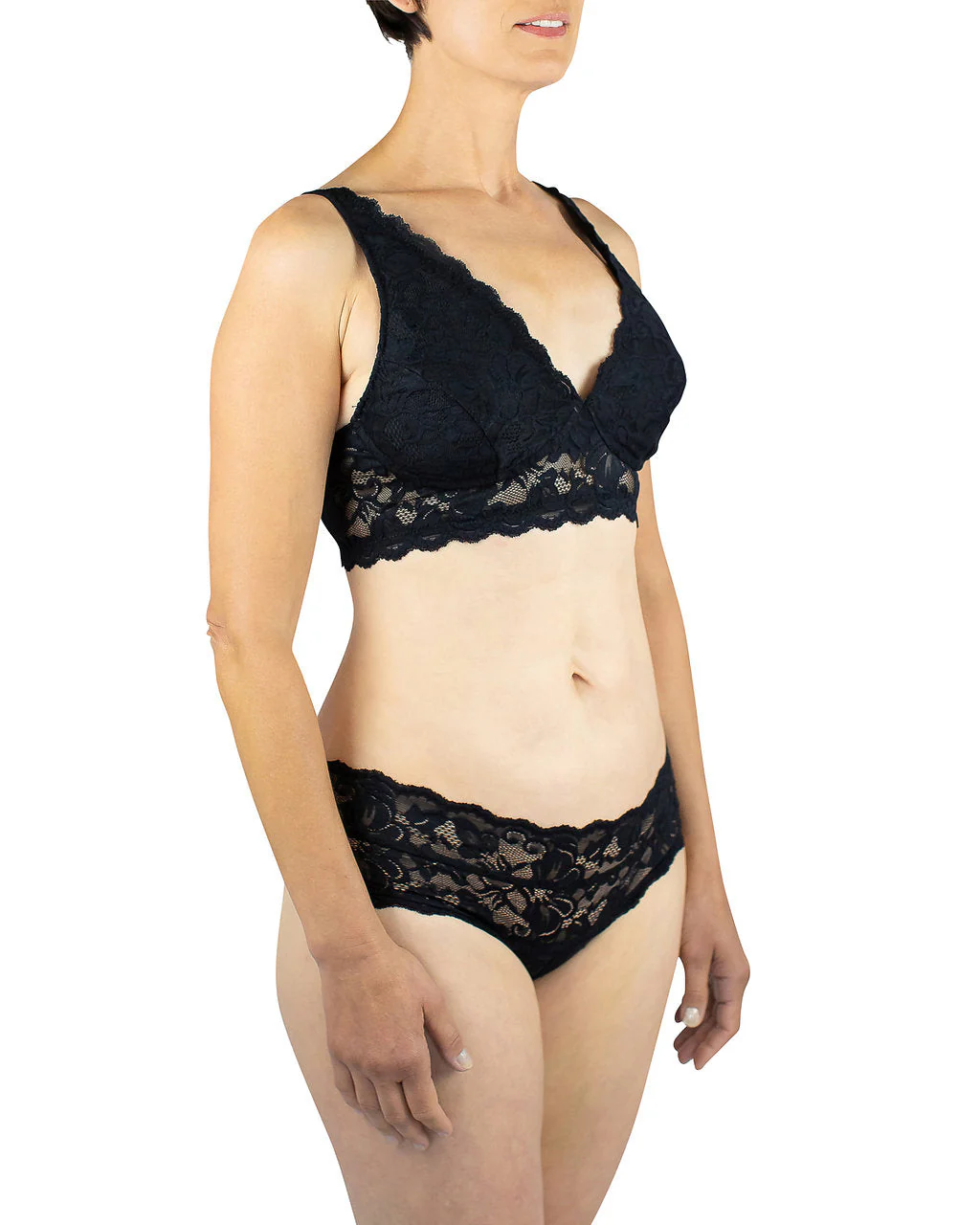 Vela Wireless Bra, Black - Image 3