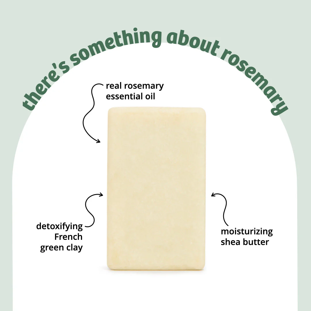 Very Rosemary Moisturizing Hand & Body Bar Soap - Image 3
