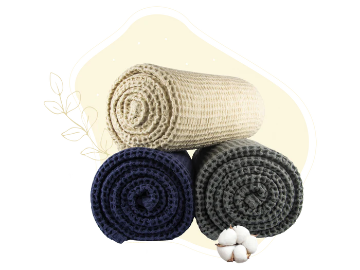 Waffle Weave Throw - Image 2