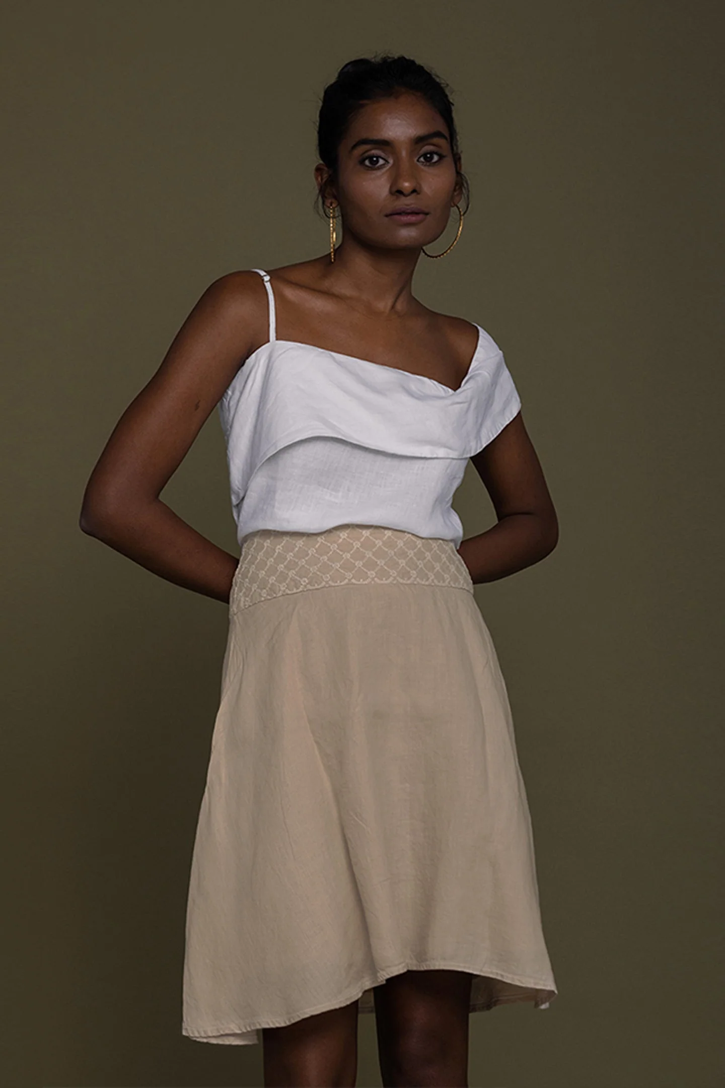 Wandering Wave Shirt in White - Image 3