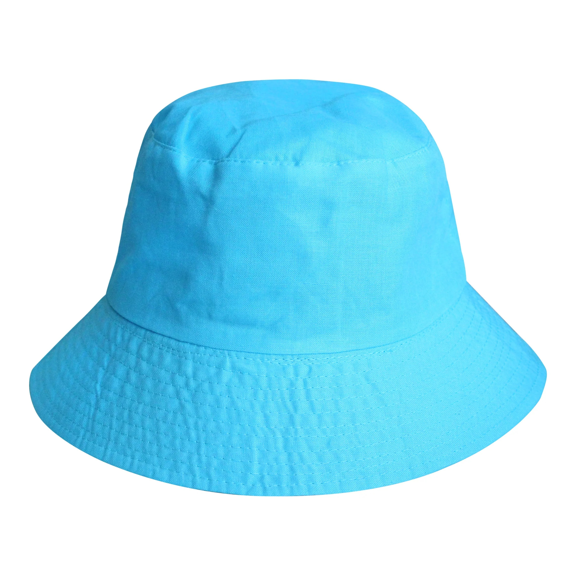 WATU Seaside Linen Bucket Hat, in Sea Blue - Image 3
