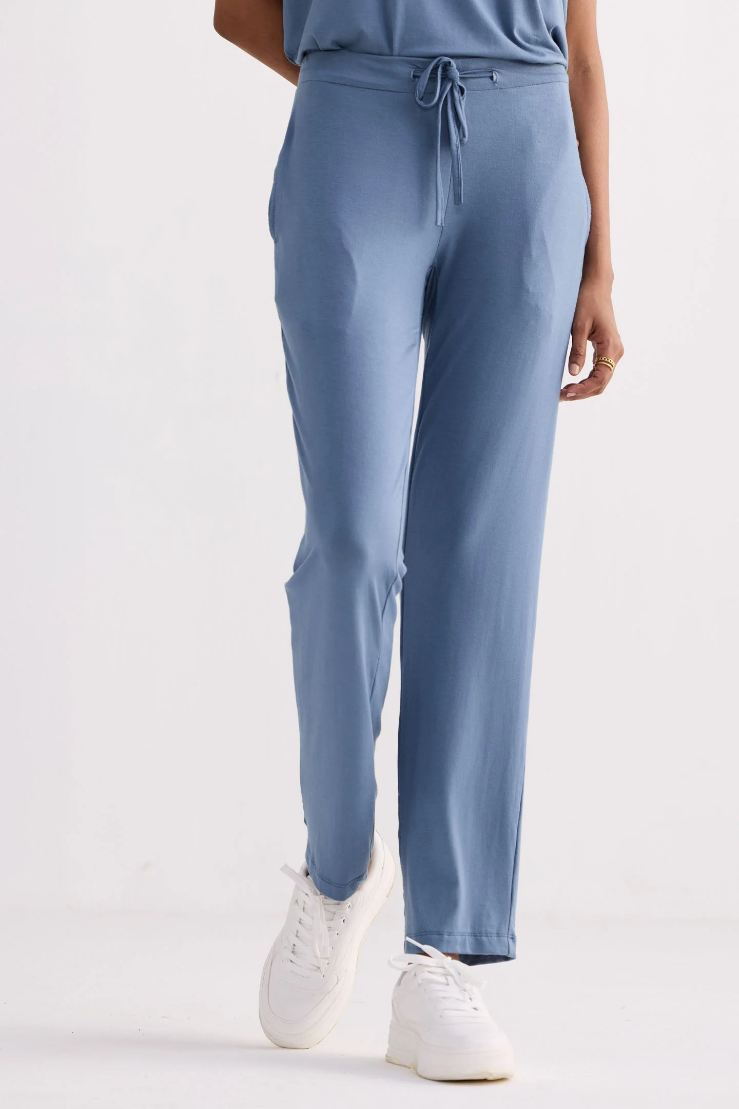 Wide Leg Pant in Blue - Image 2