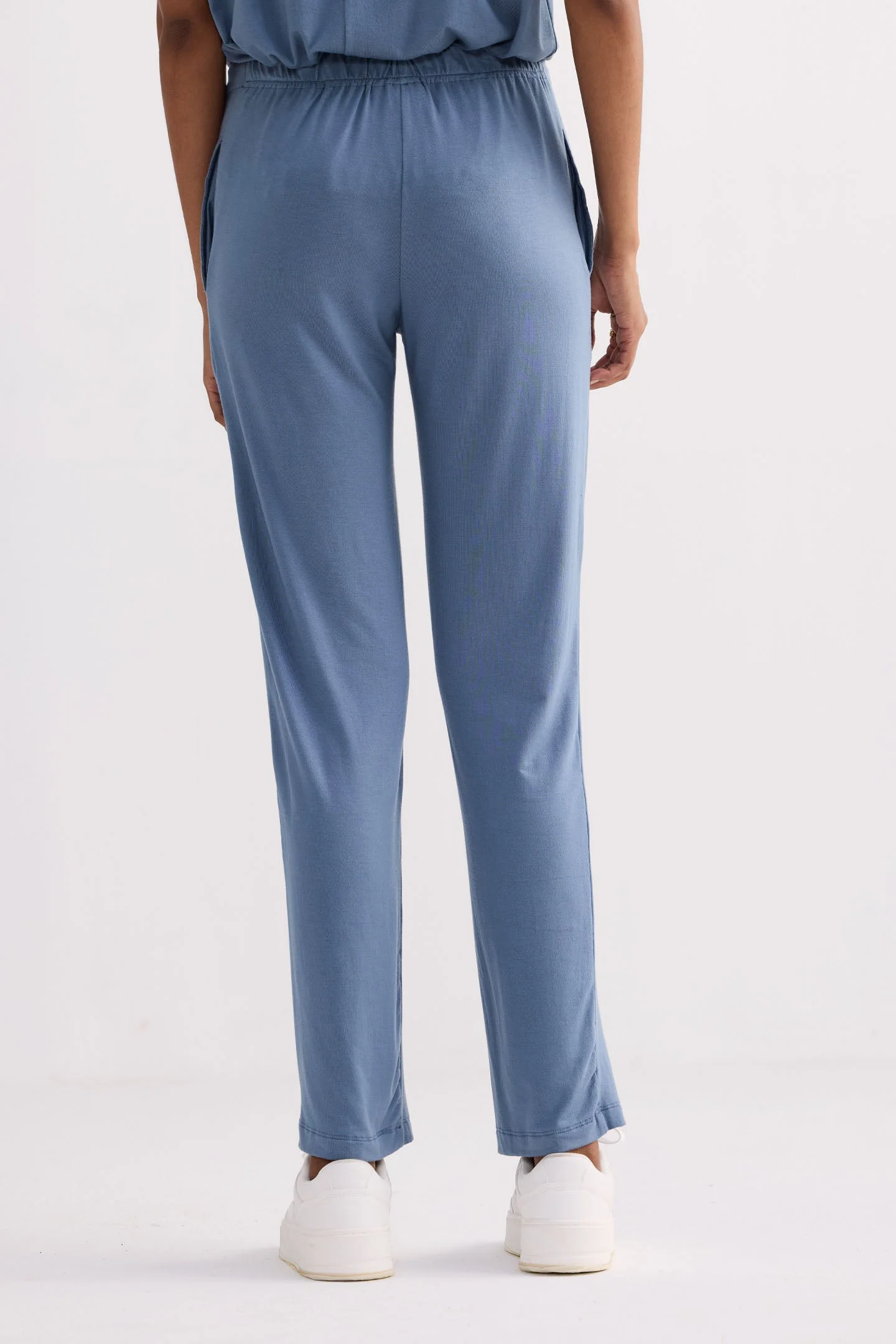 Wide Leg Pant in Blue - Image 3