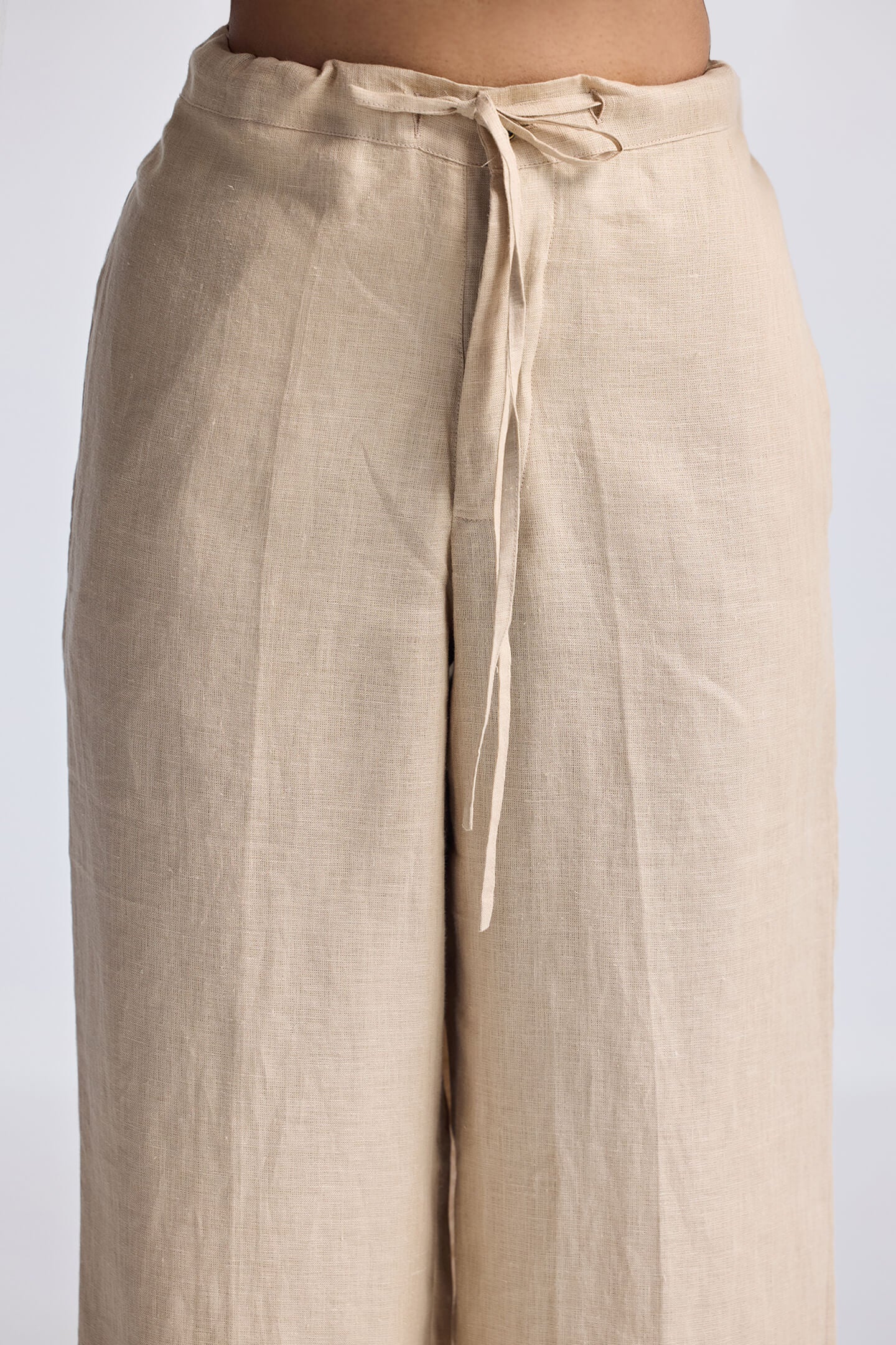 Wide Leg Pants in Hemp - Image 7