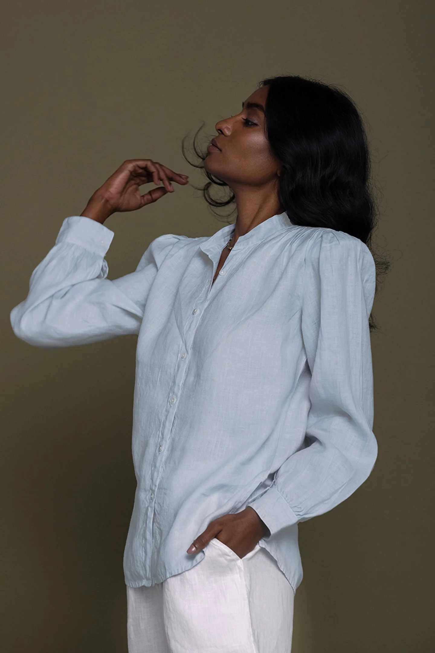 Wild River Shirt in Blue - Image 3