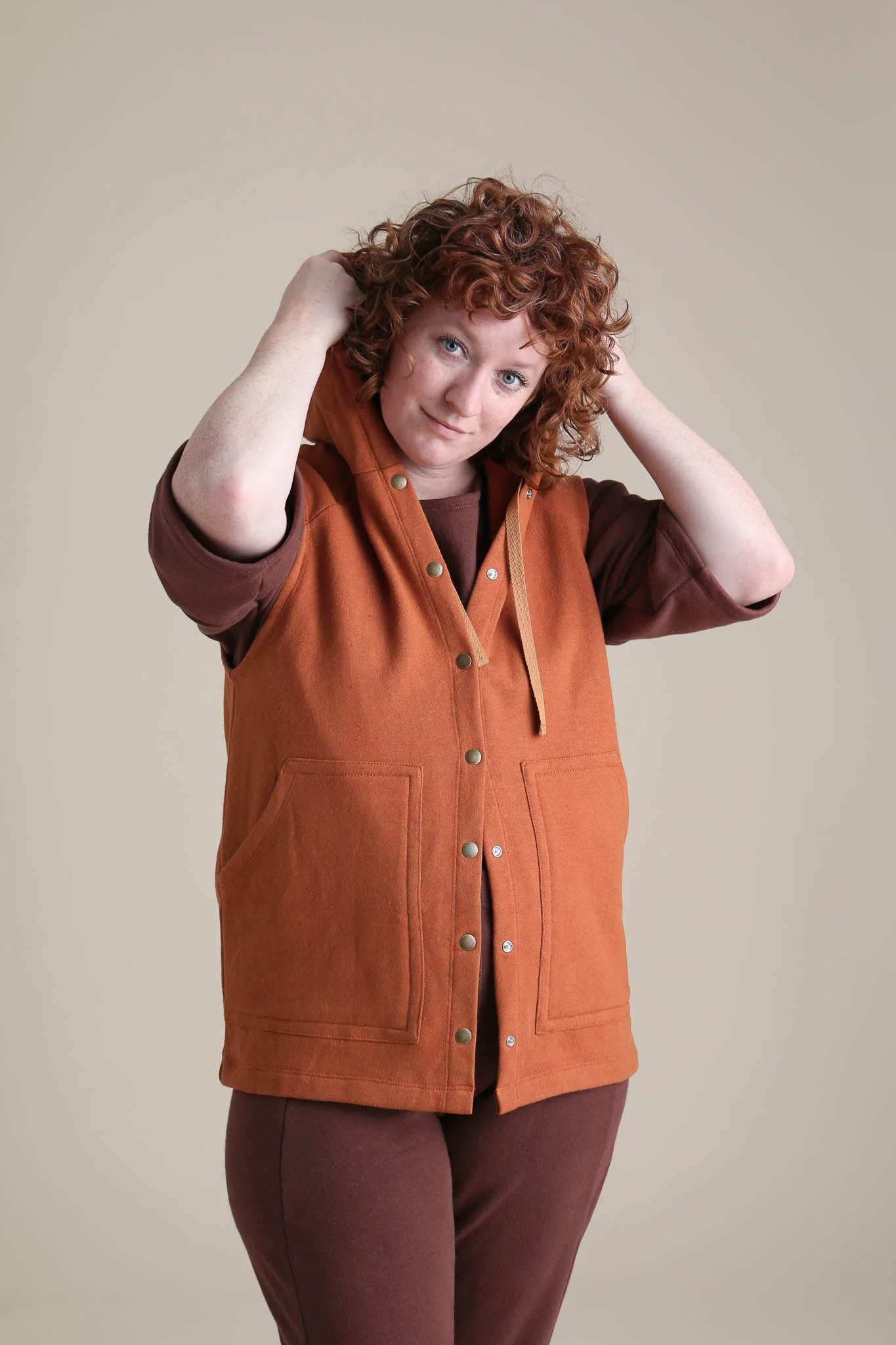 Wilder Vest in Rust - Image 3