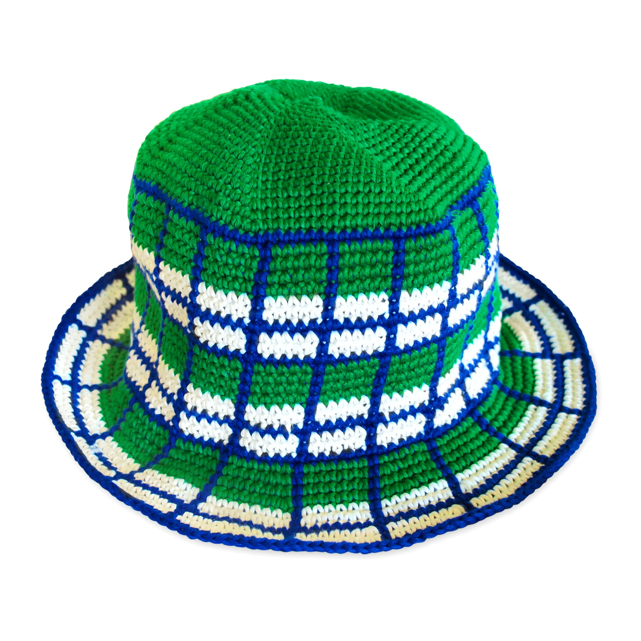 WIMBLEDON Plaid Crochet Hat - Image 2