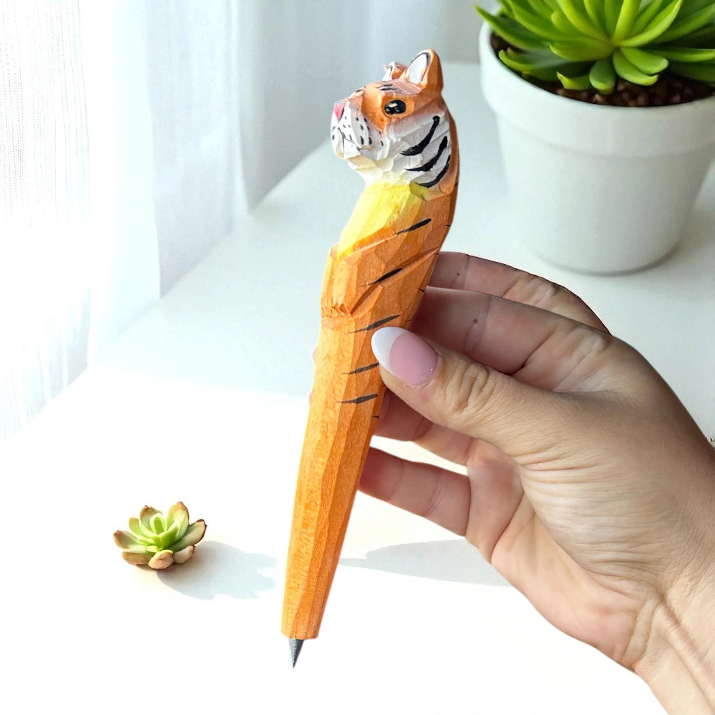 Kids Wooden Animal Never Ending Pencil - Image 6