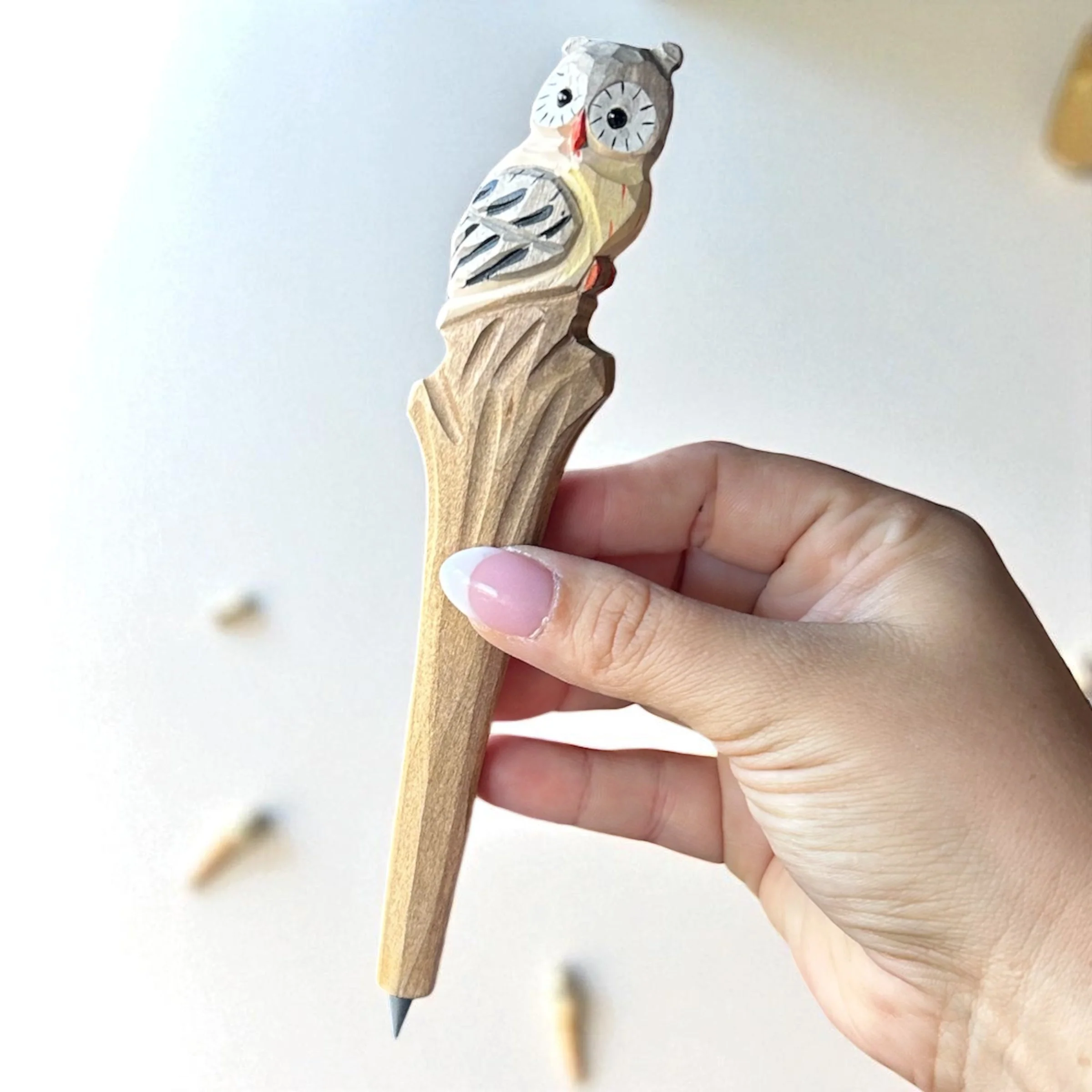 Kids Wooden Animal Never Ending Pencil - Image 8