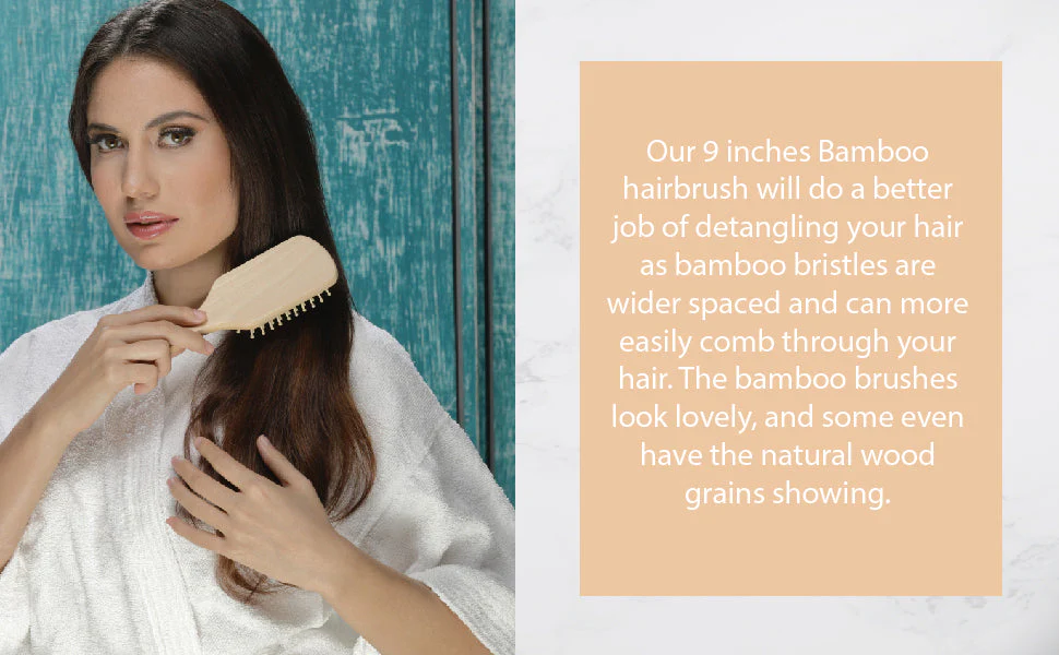 Wooden Detangling Hair Brush - Image 3