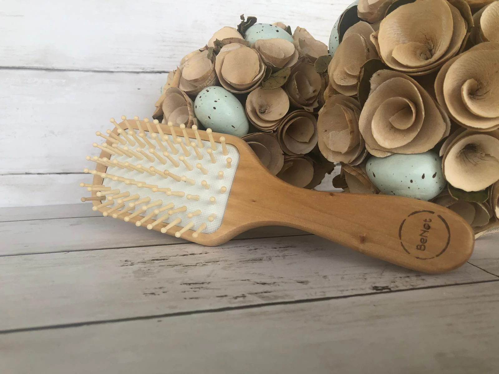 Wooden Detangling Hair Brush - Image 8