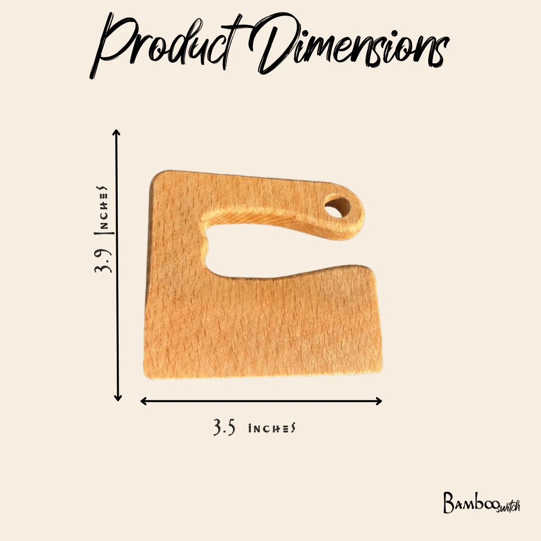 Wooden Dough Cutter Knife - Image 4