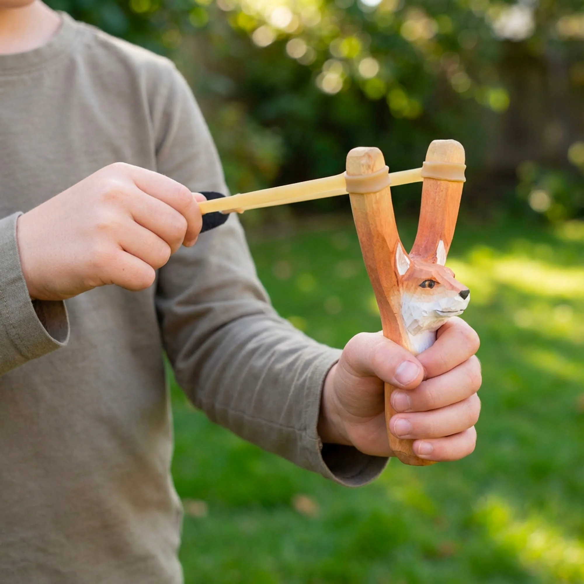Wooden Kids Toy | Animal Slingshot - Image 2