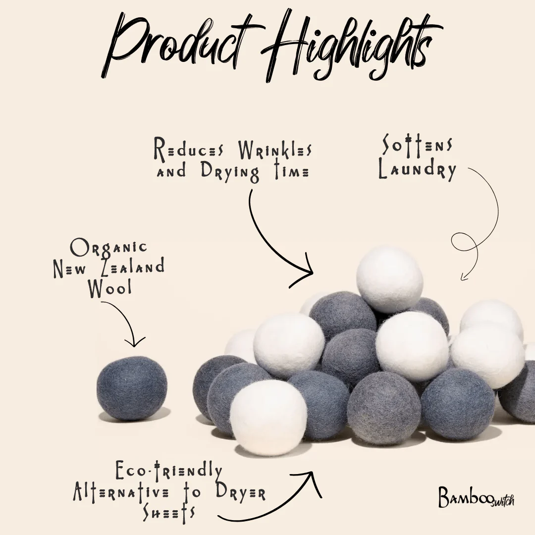 Wool Dryer Balls | Set of 6 - Image 3