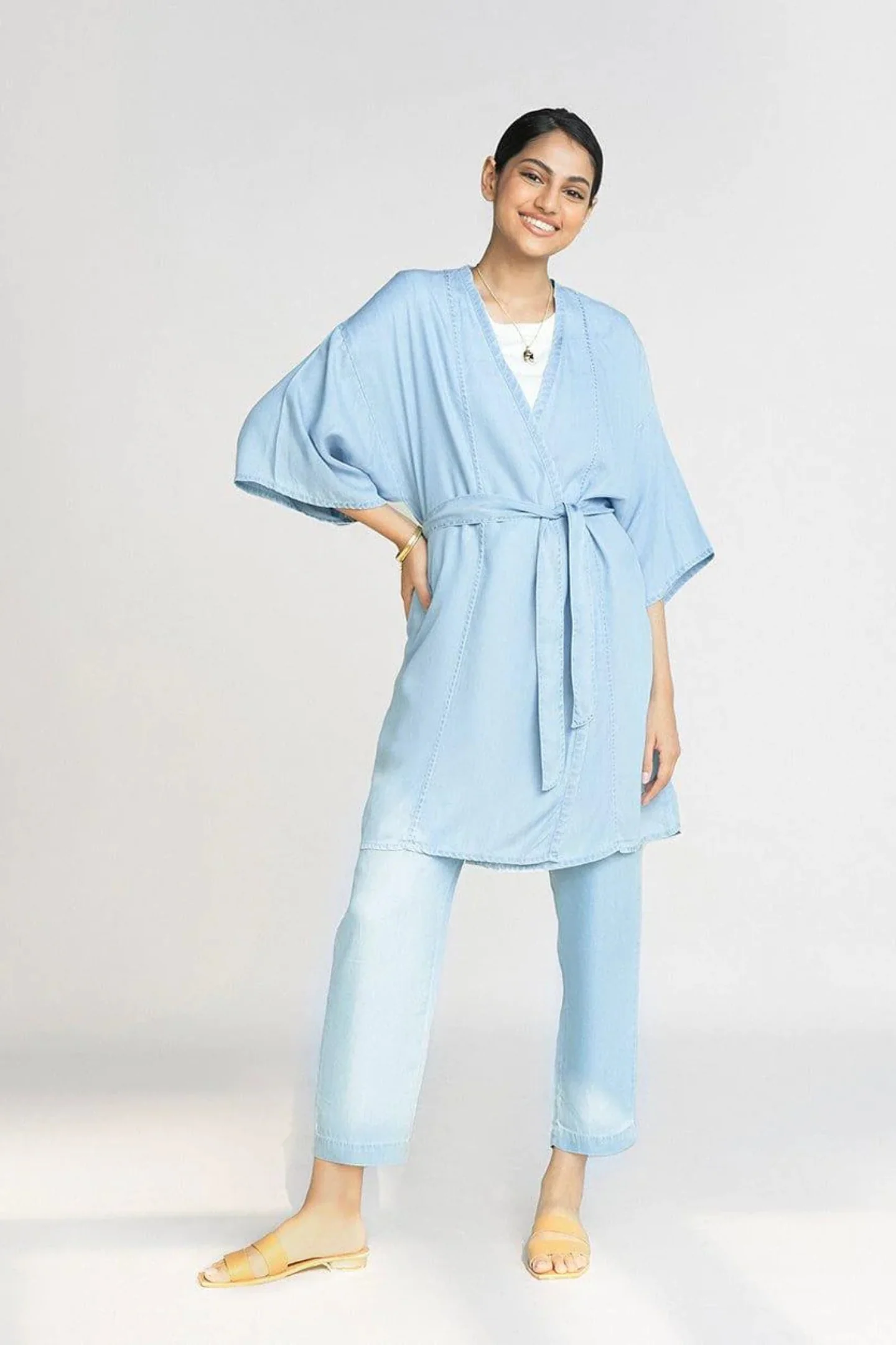 Wrapped In Happiness Set in Blue Denim - Image 3