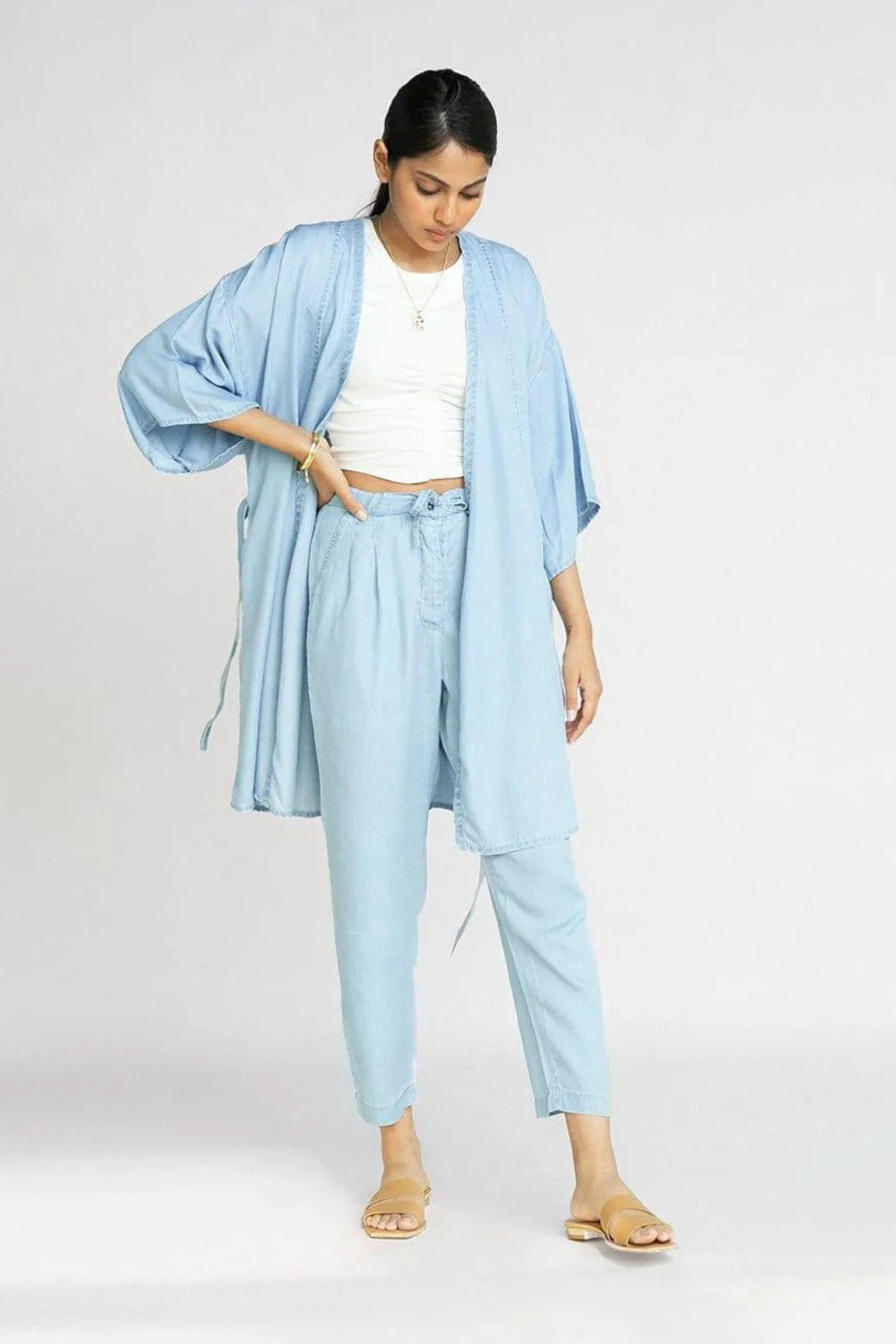 Wrapped In Happiness Set in Blue Denim - Image 7