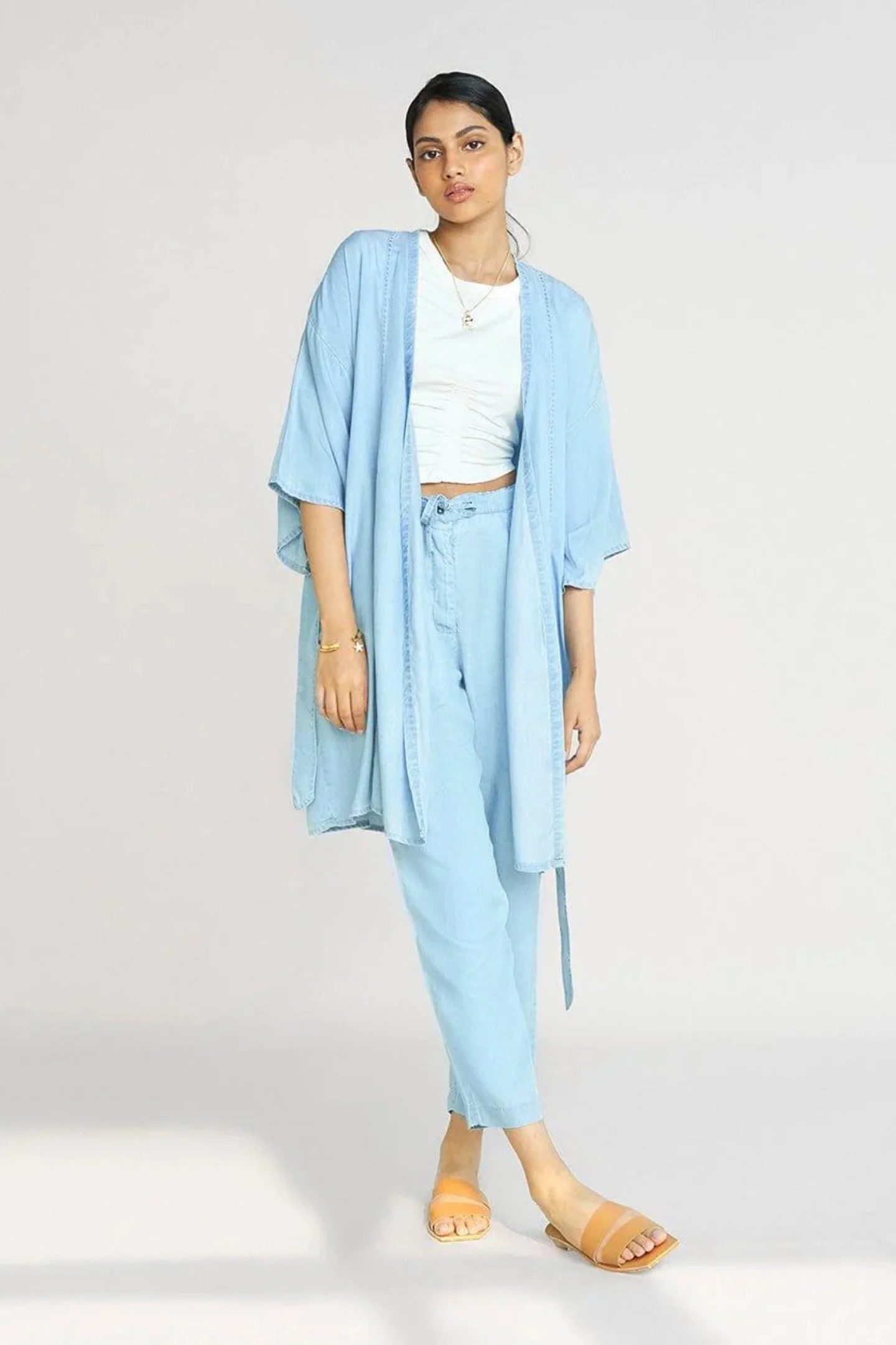 Wrapped In Happiness Set in Blue Denim - Image 8