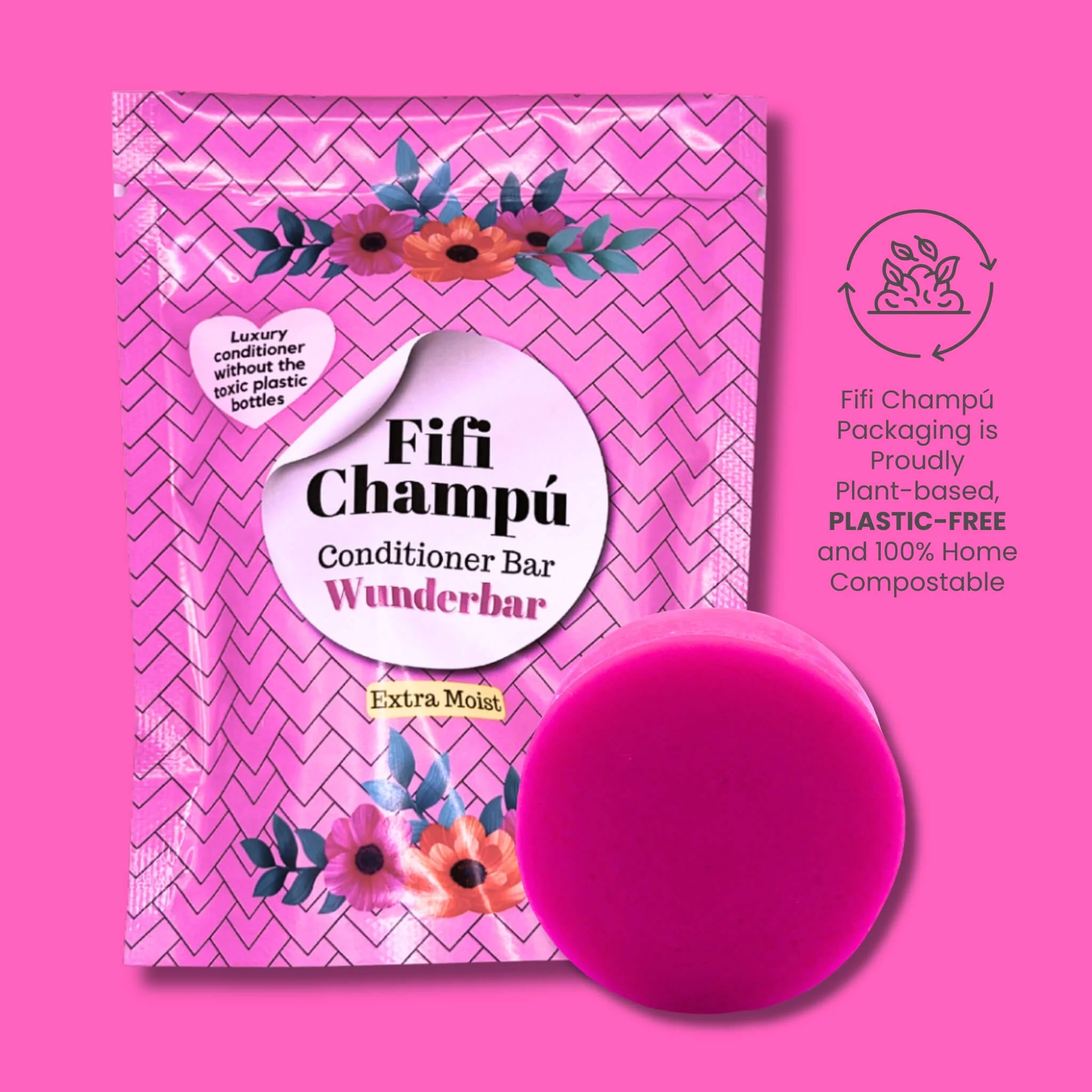 Wunderbar Conditioner Bar: Nourishing, Plant-Based Hydration - Image 5