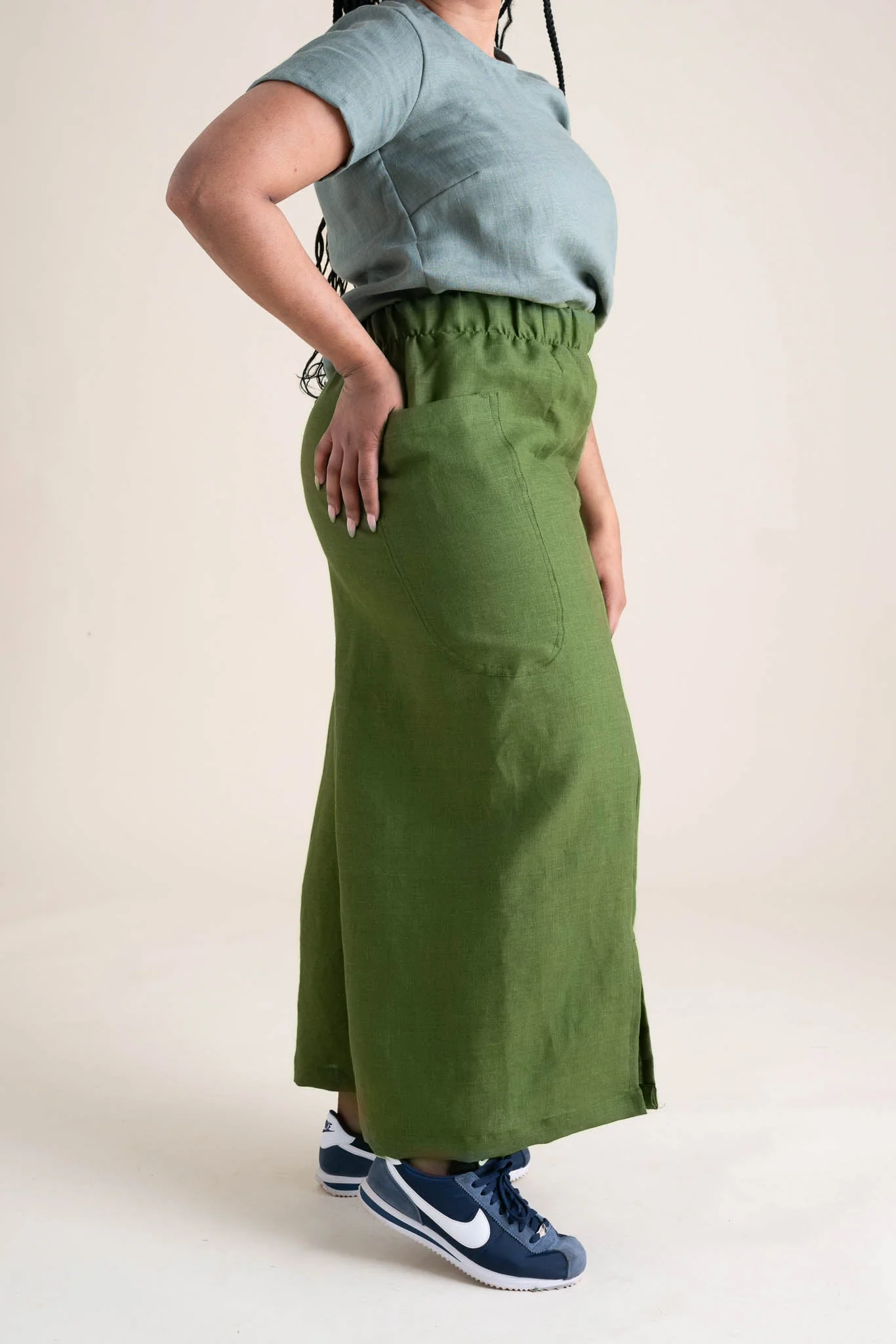 Zero Waste Pants in Clover - Image 3