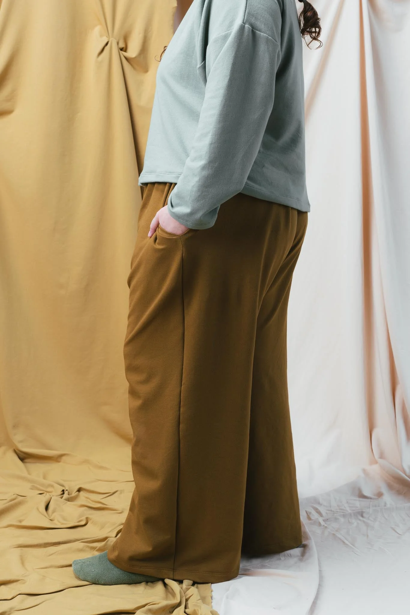 Zinat Pant in Almond - Image 3
