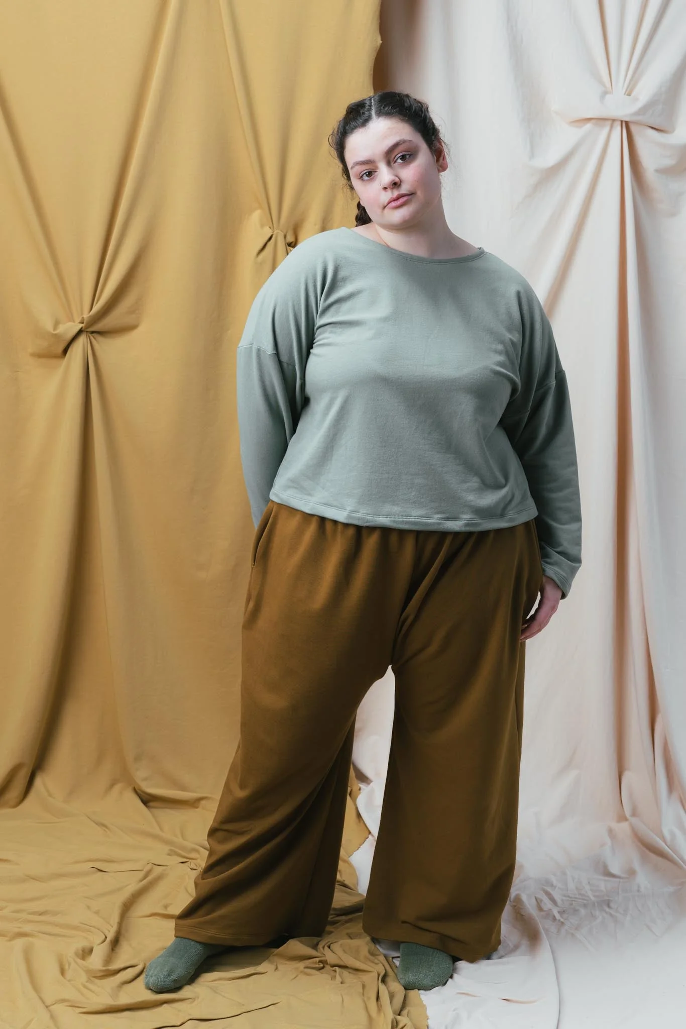 Zinat Pant in Almond - Image 5
