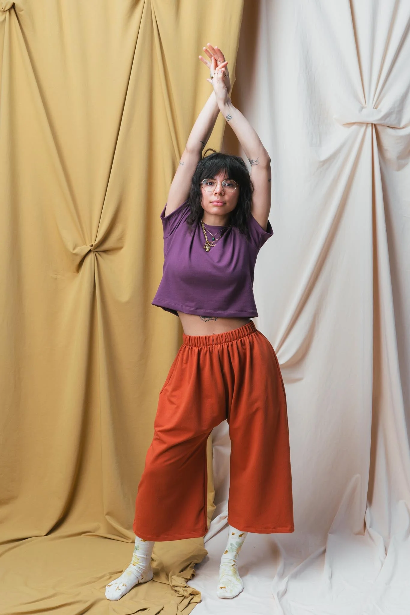 Zinat Pant in Persimmon - Image 2