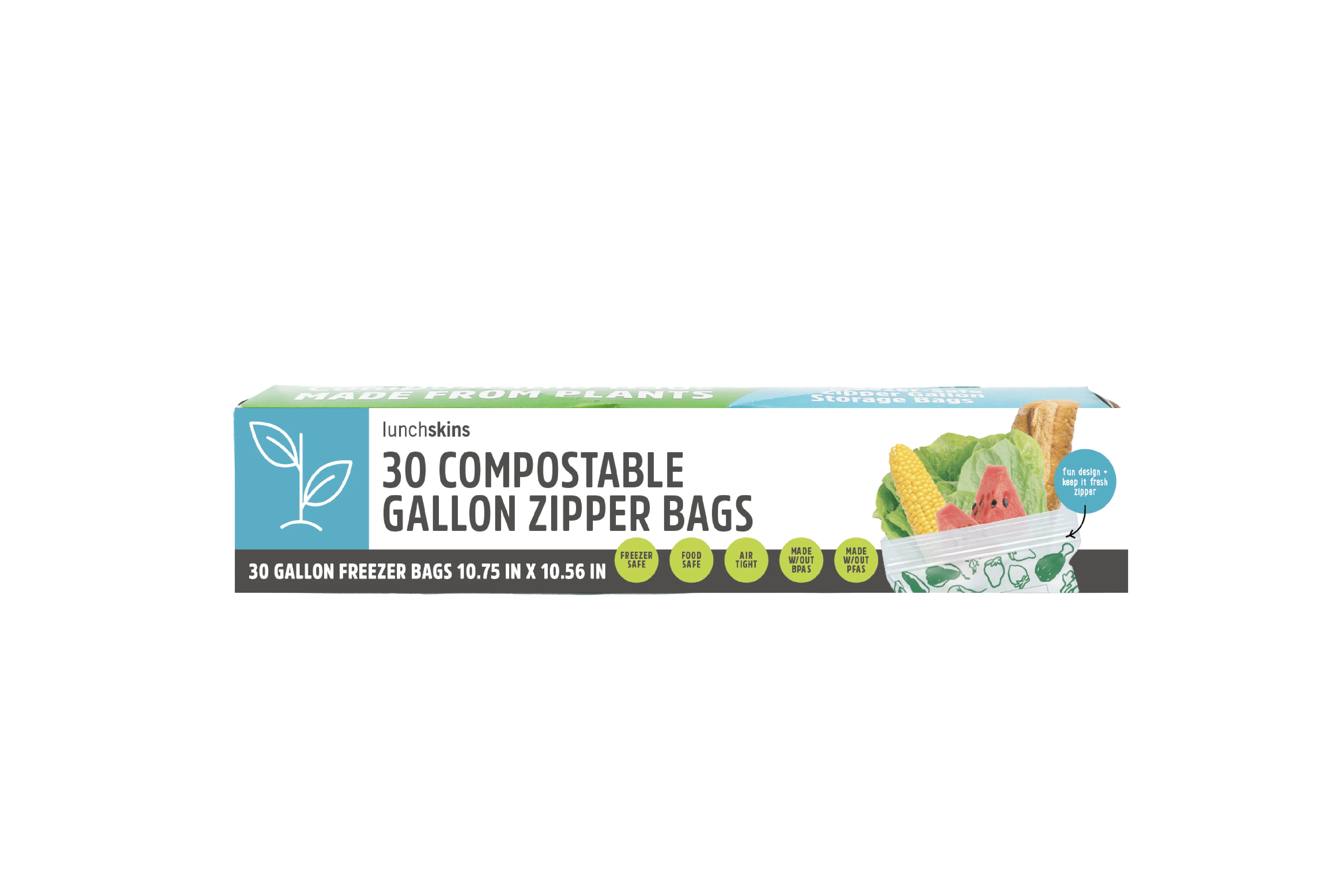 Ziptop Compostable Freezer-Safe Gallon Storage Bags - Image 11