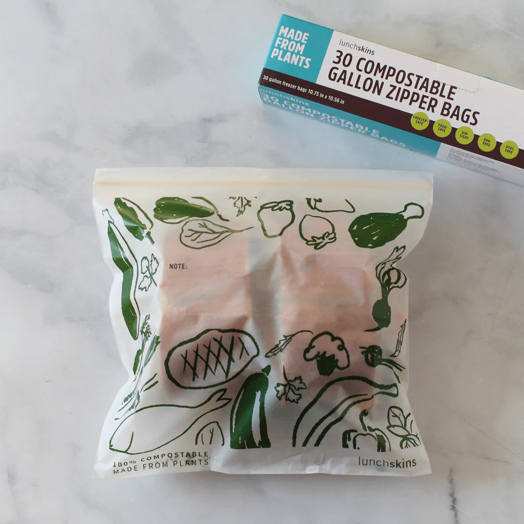 Ziptop Compostable Freezer-Safe Gallon Storage Bags - Image 5