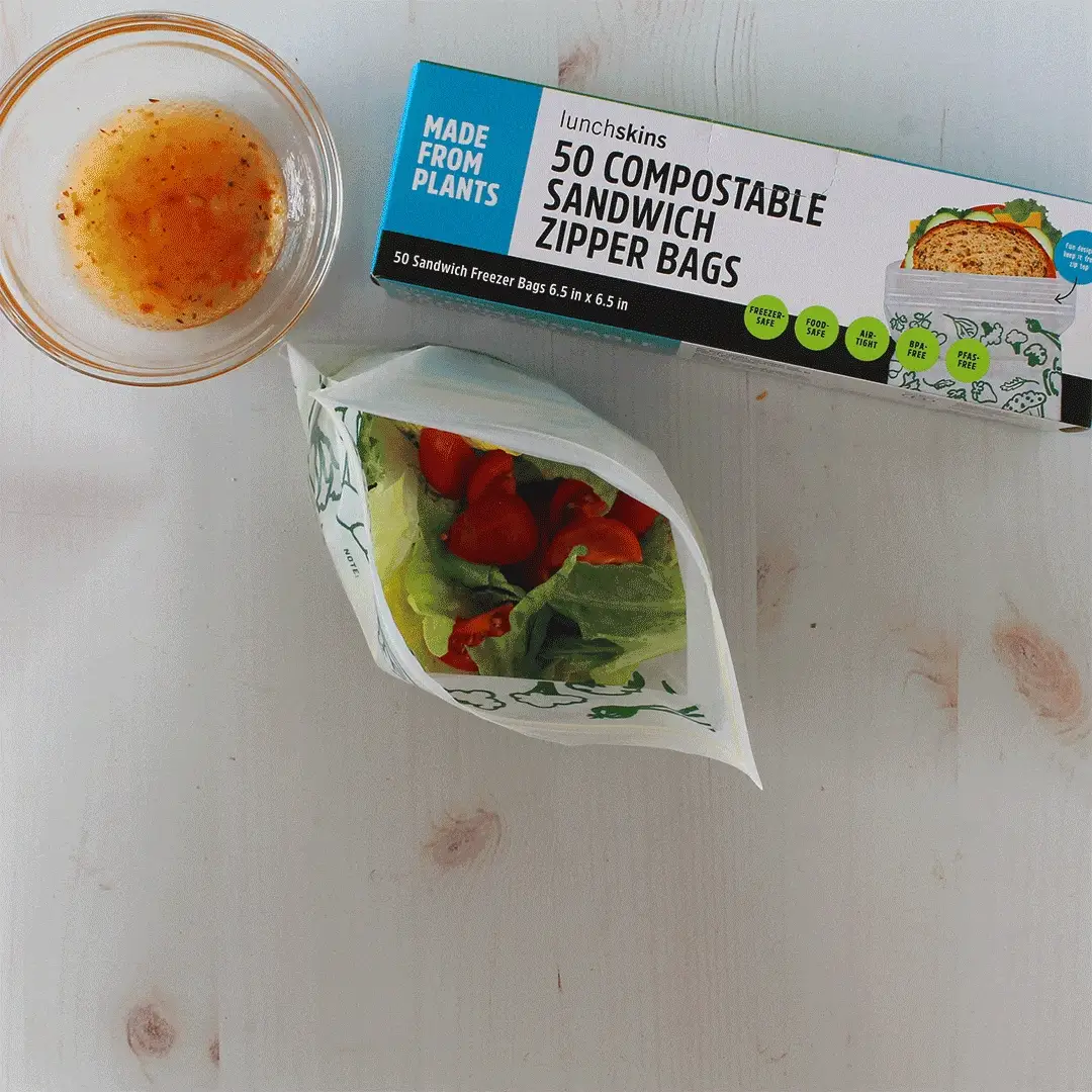 Ziptop Compostable Freezer-Safe Sandwich Storage Bags - Image 2