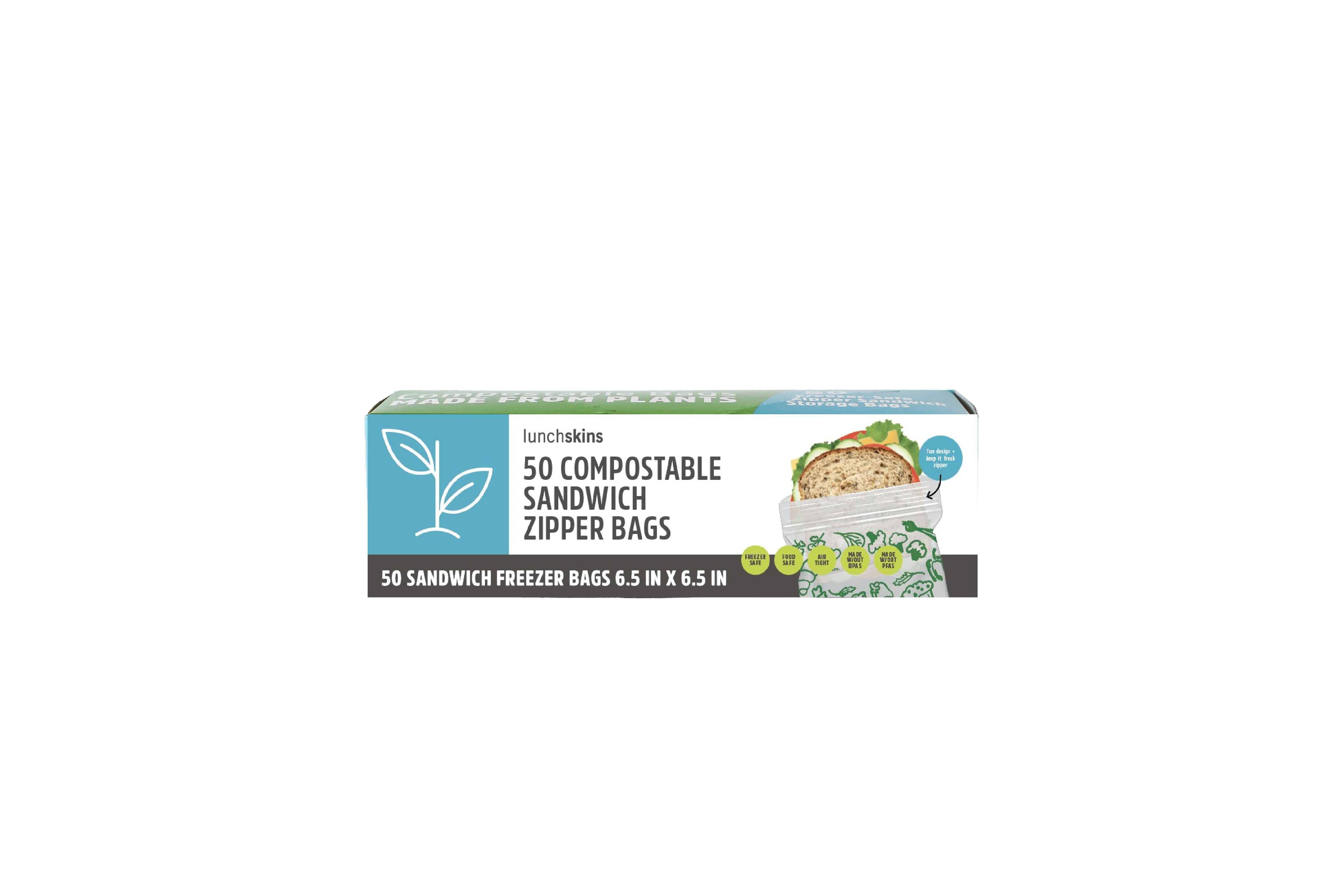 Ziptop Compostable Freezer-Safe Sandwich Storage Bags - Image 9