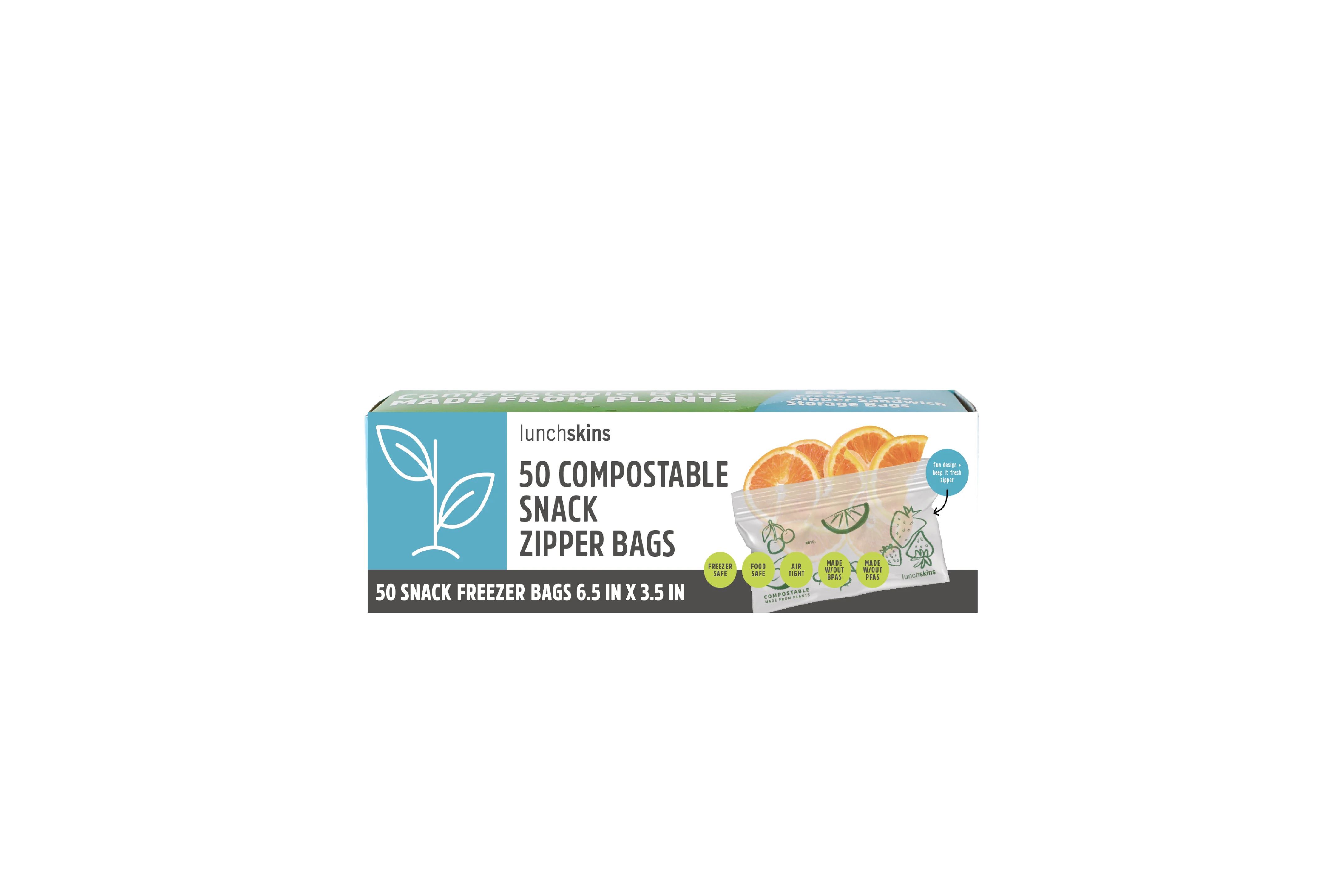 Ziptop Compostable Freezer-Safe Snack Storage Bags - Image 5
